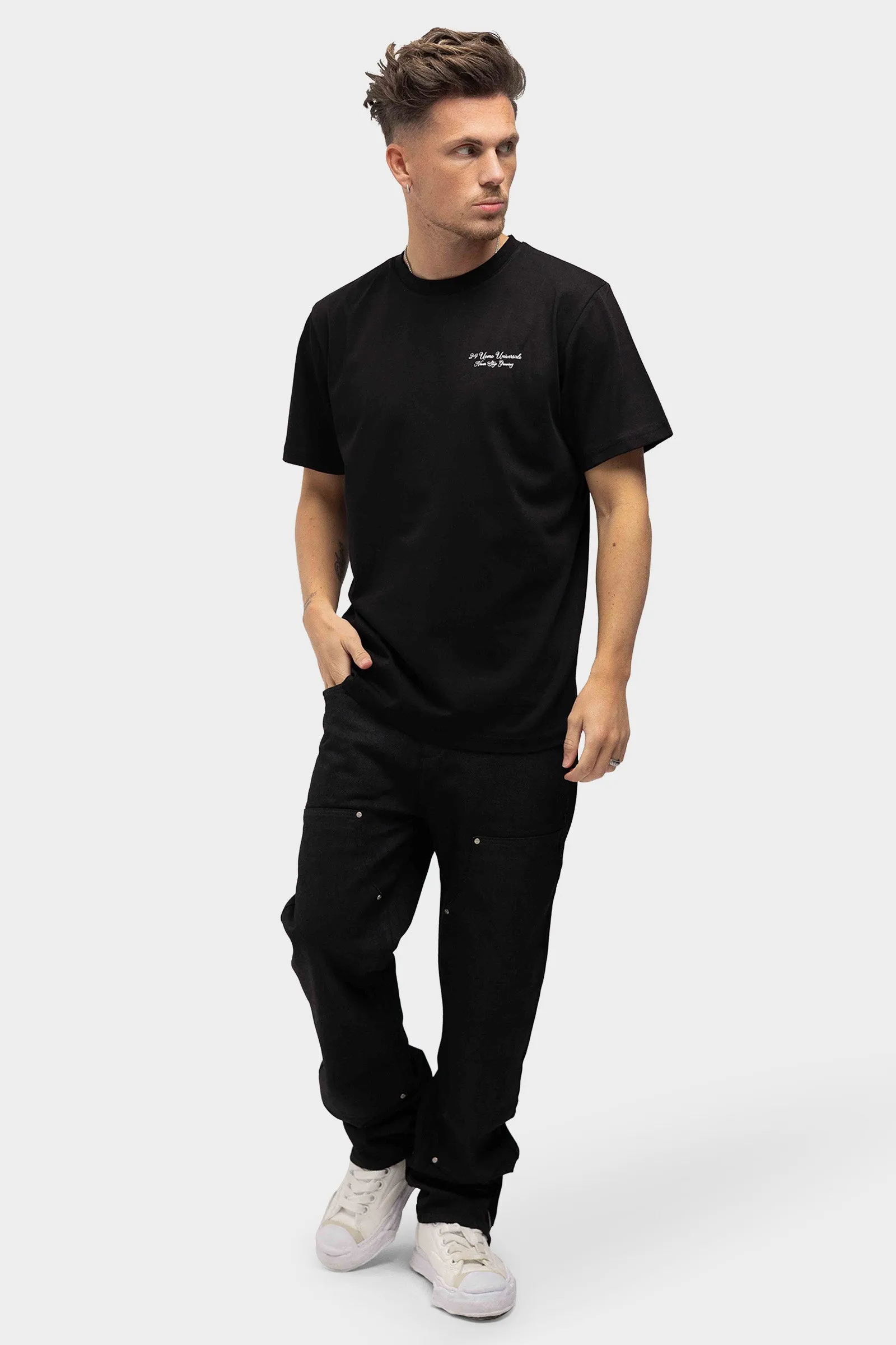 Universale 2.0 T-shirt Zwart sold by 24 Uomo product image thumbnail 4