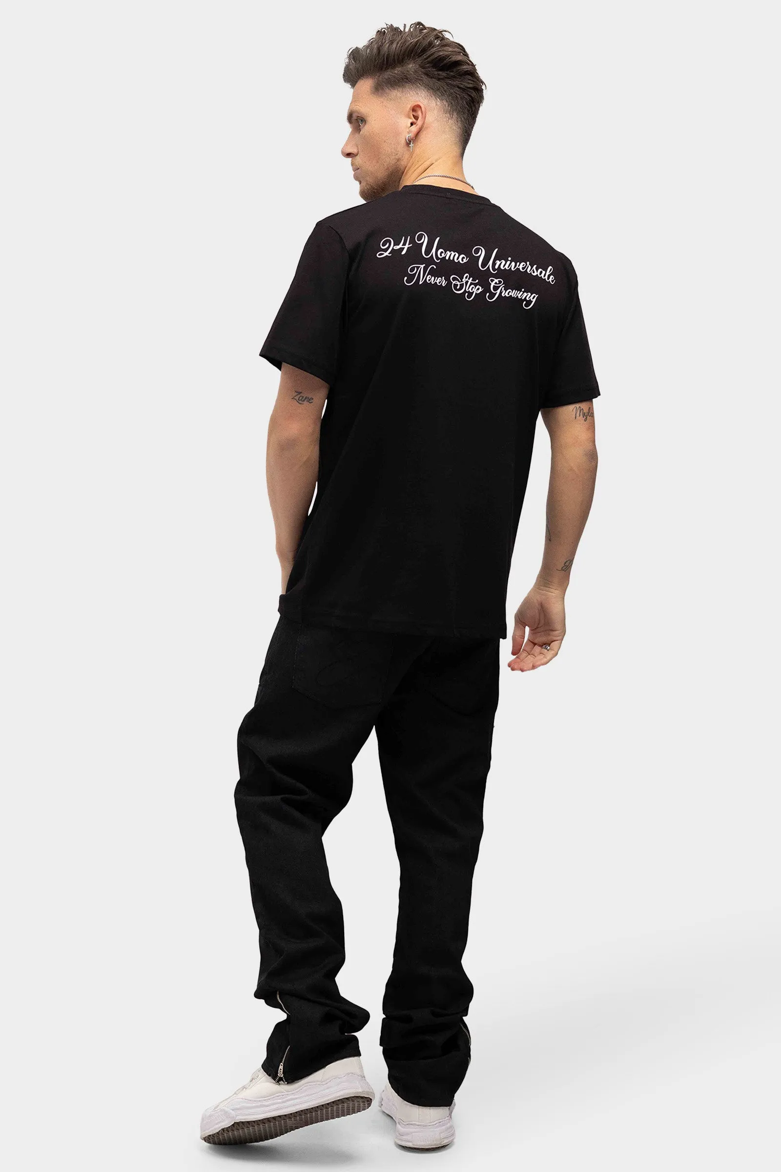 Universale 2.0 T-shirt Zwart sold by 24 Uomo product image thumbnail 3