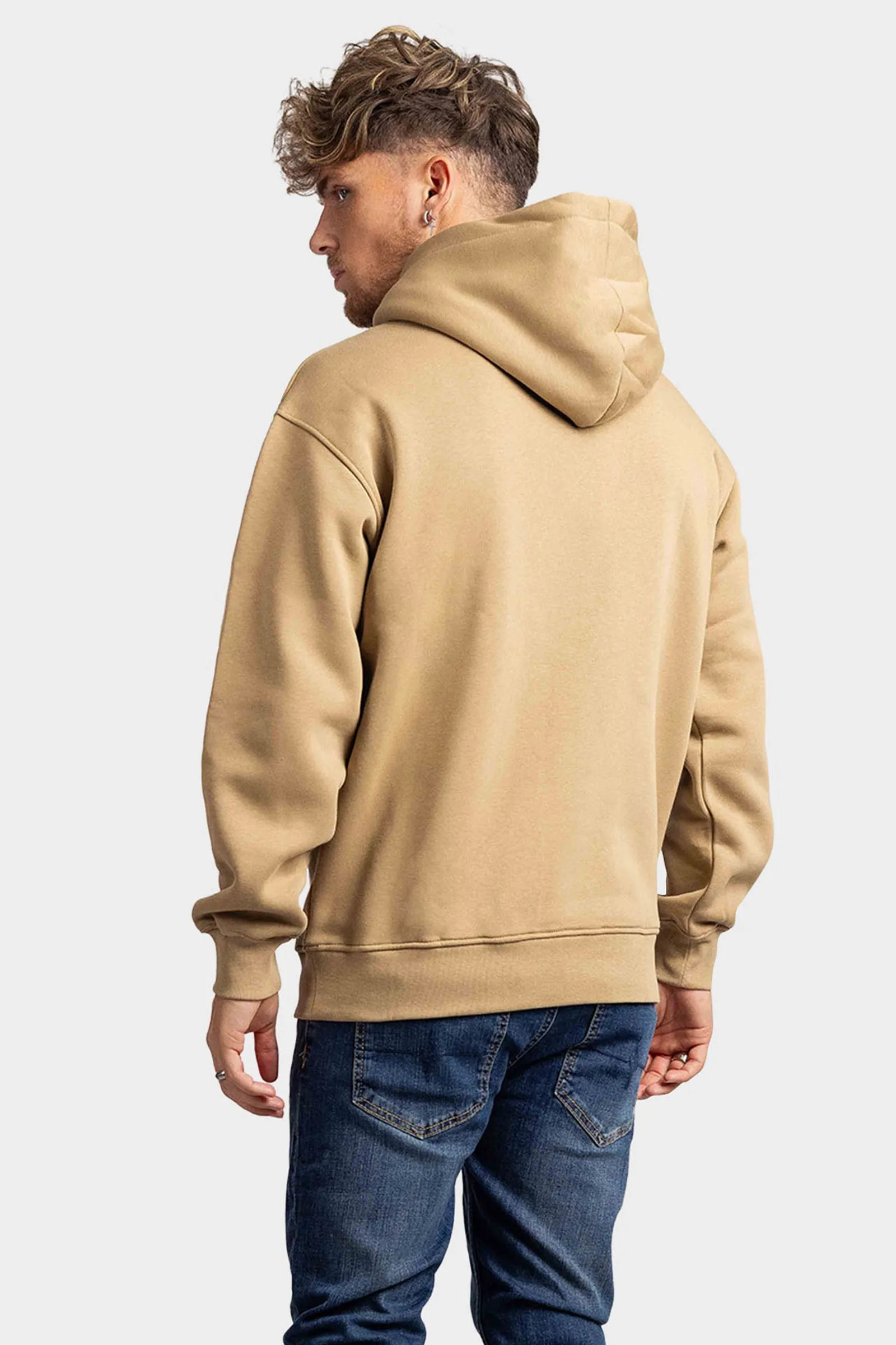 Basic Hoodie Heren Army sold by 24 Uomo product image thumbnail 2