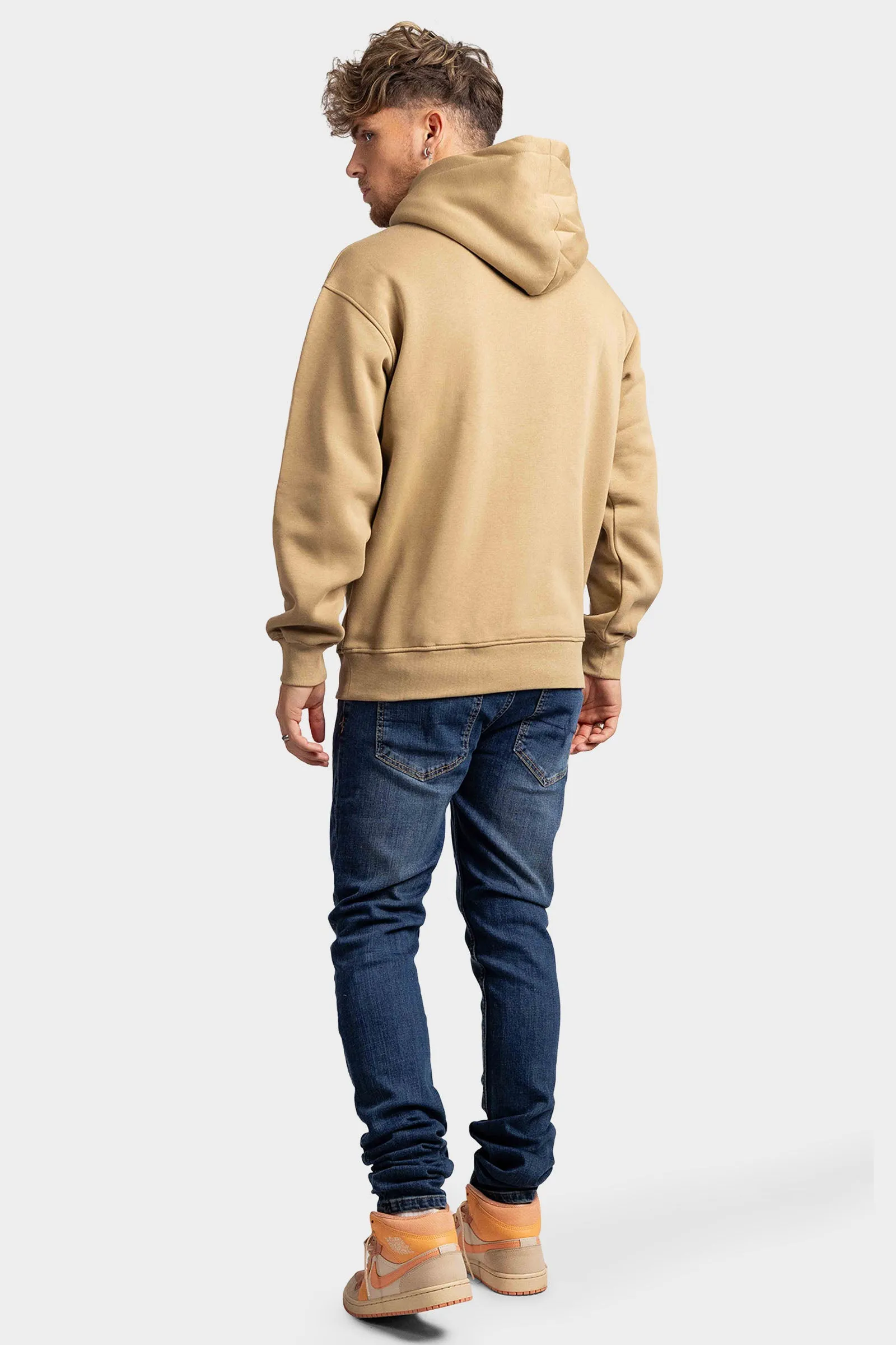 Basic Hoodie Heren Army sold by 24 Uomo product image thumbnail 4