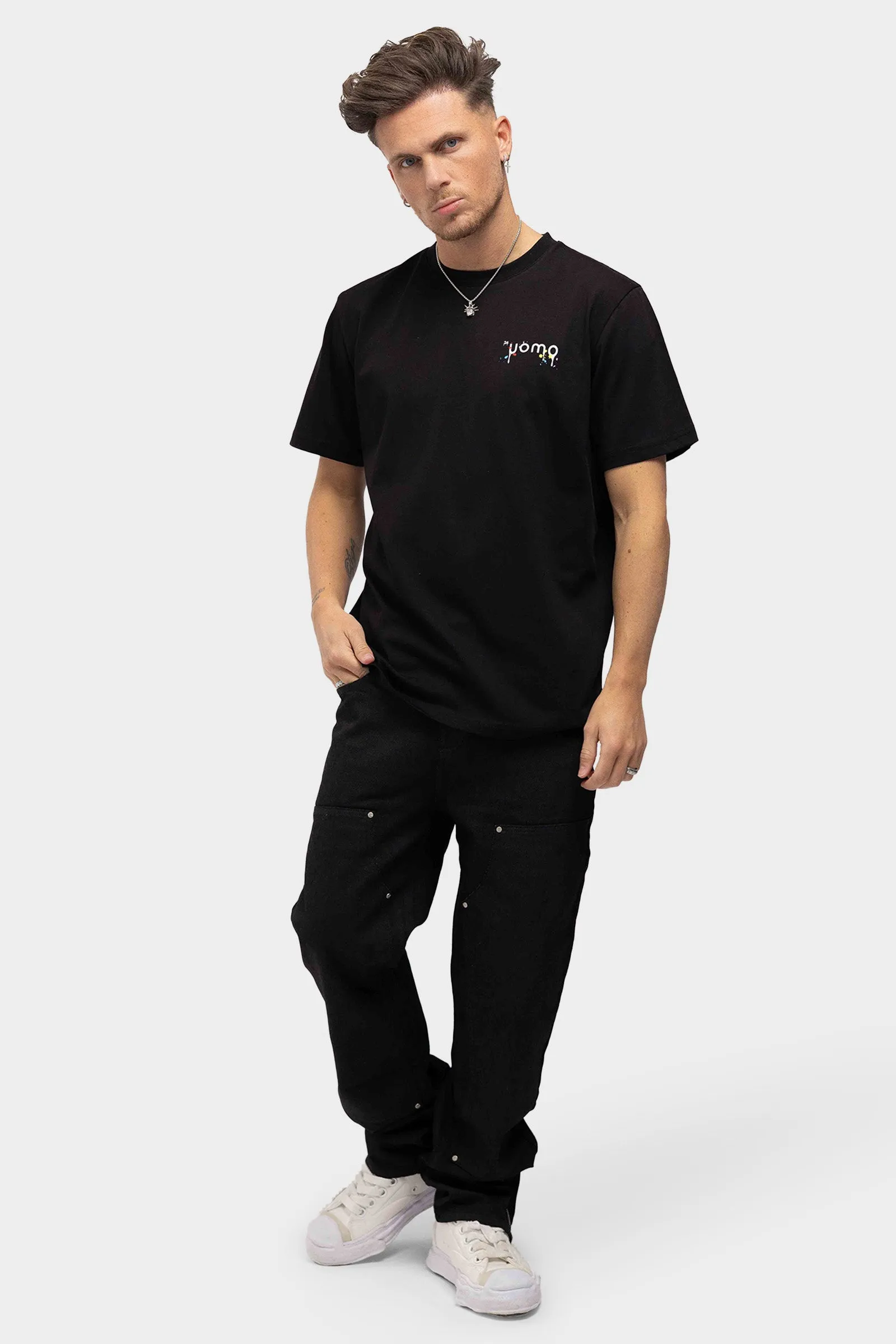 Paint T-shirt Zwart sold by 24 Uomo product image thumbnail 4