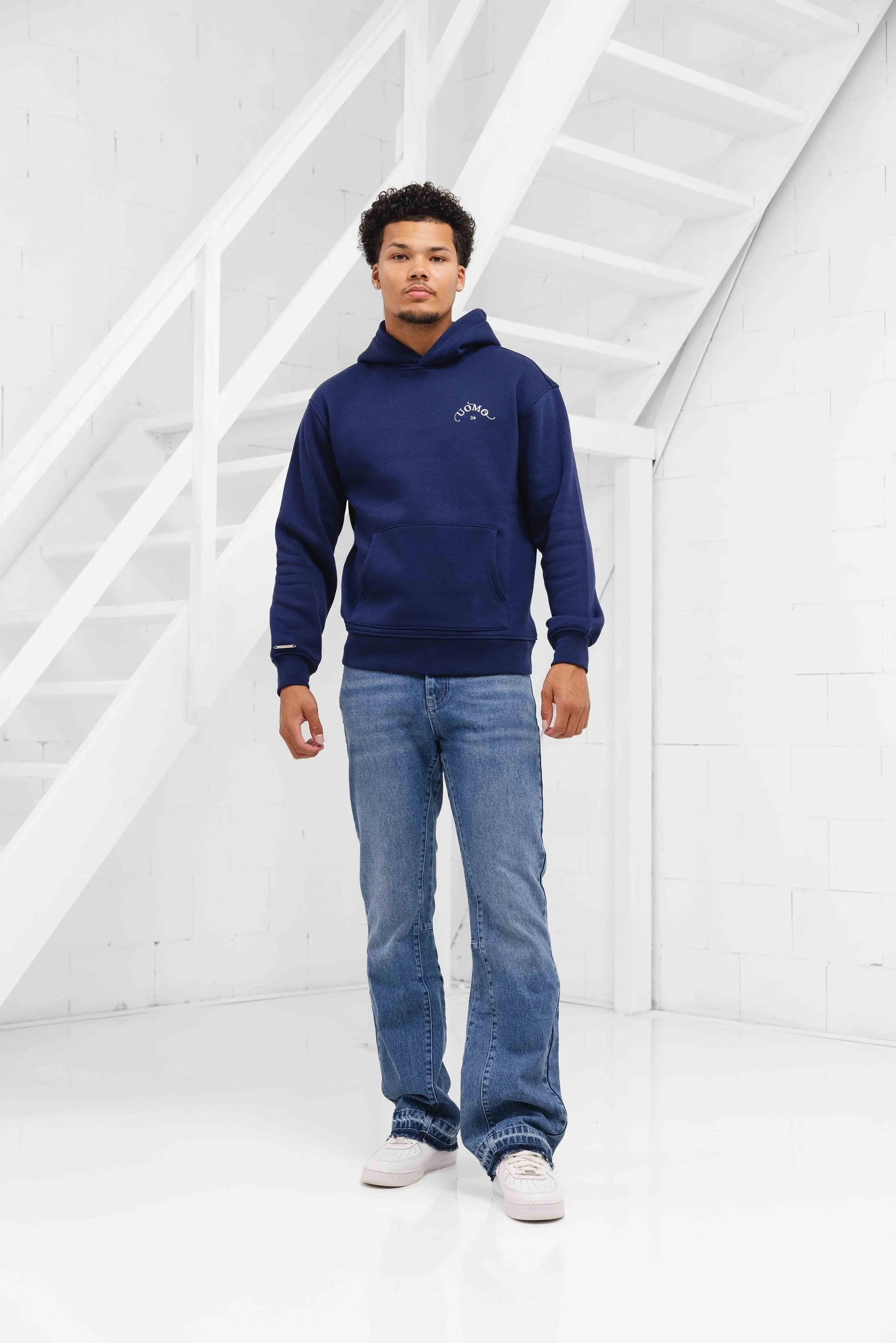 Never Stop Growing Hoodie Navy sold by 24 Uomo product image thumbnail 4