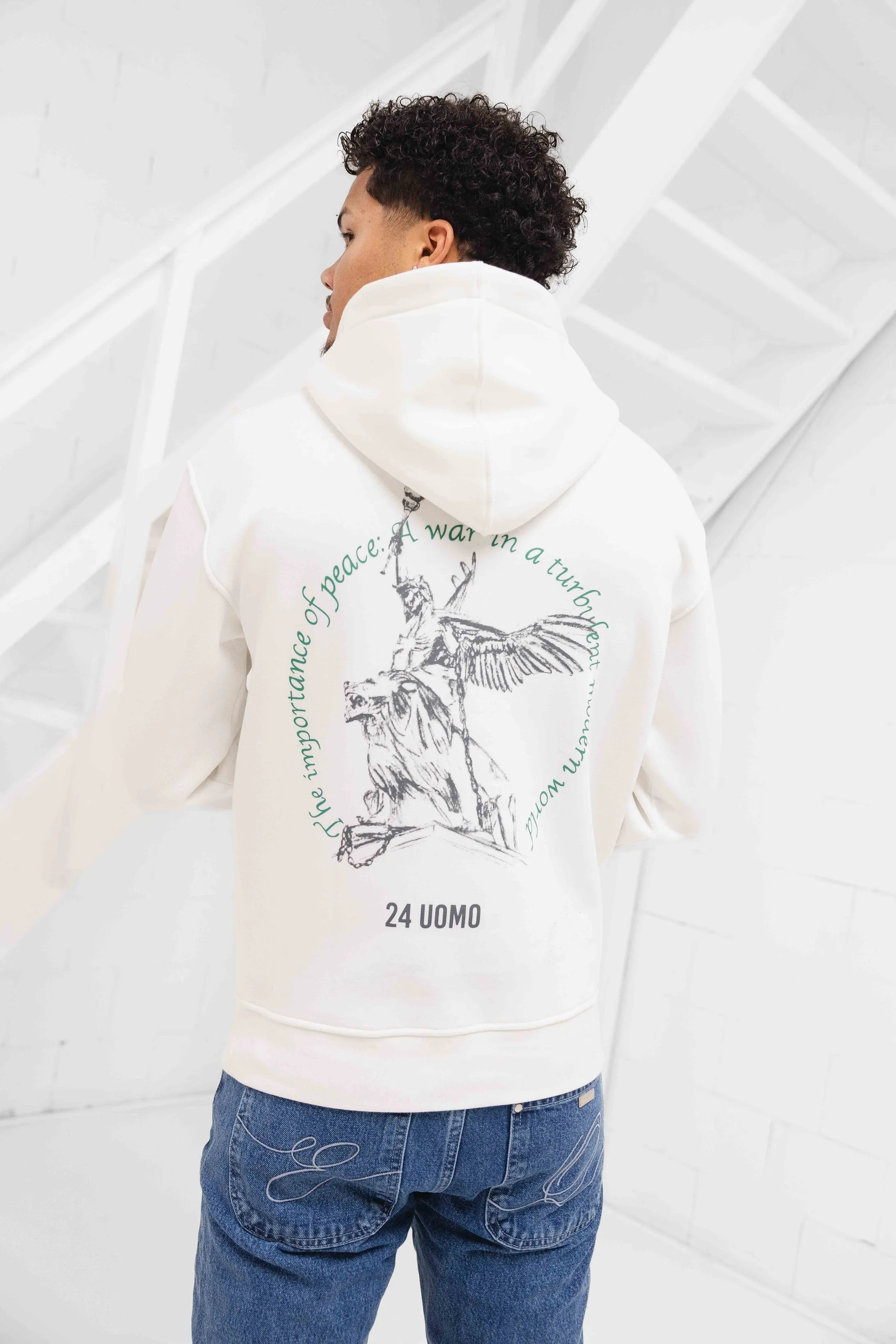Statue Hoodie Off-White sold by 24 Uomo
