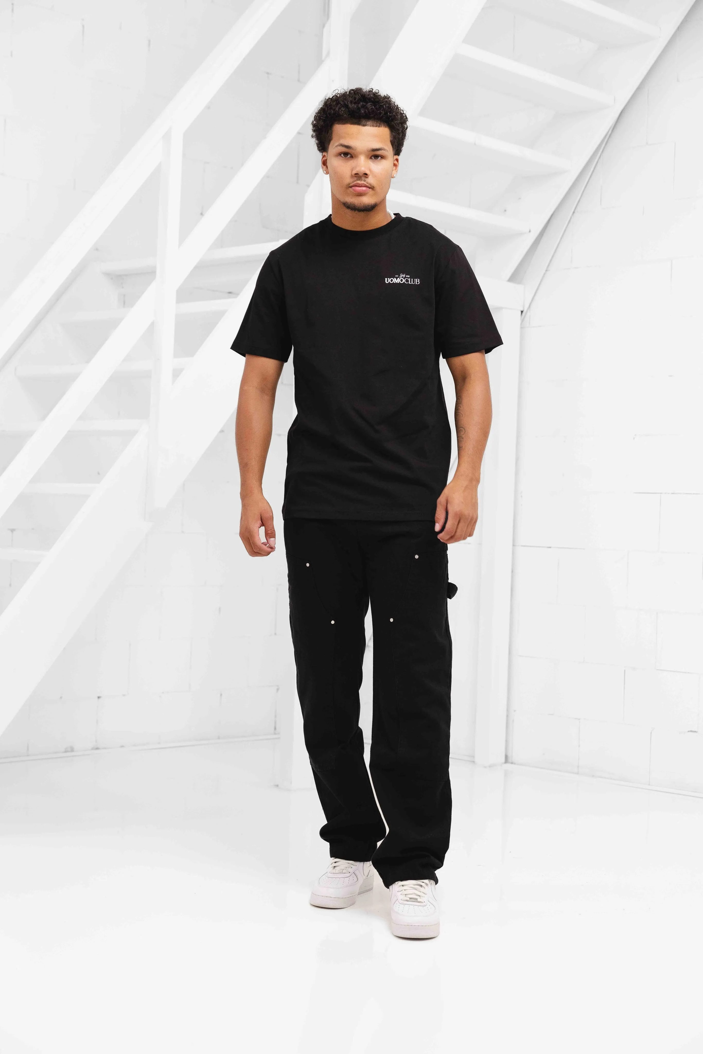 Club T-shirt Heren Zwart sold by 24 Uomo product image thumbnail 2