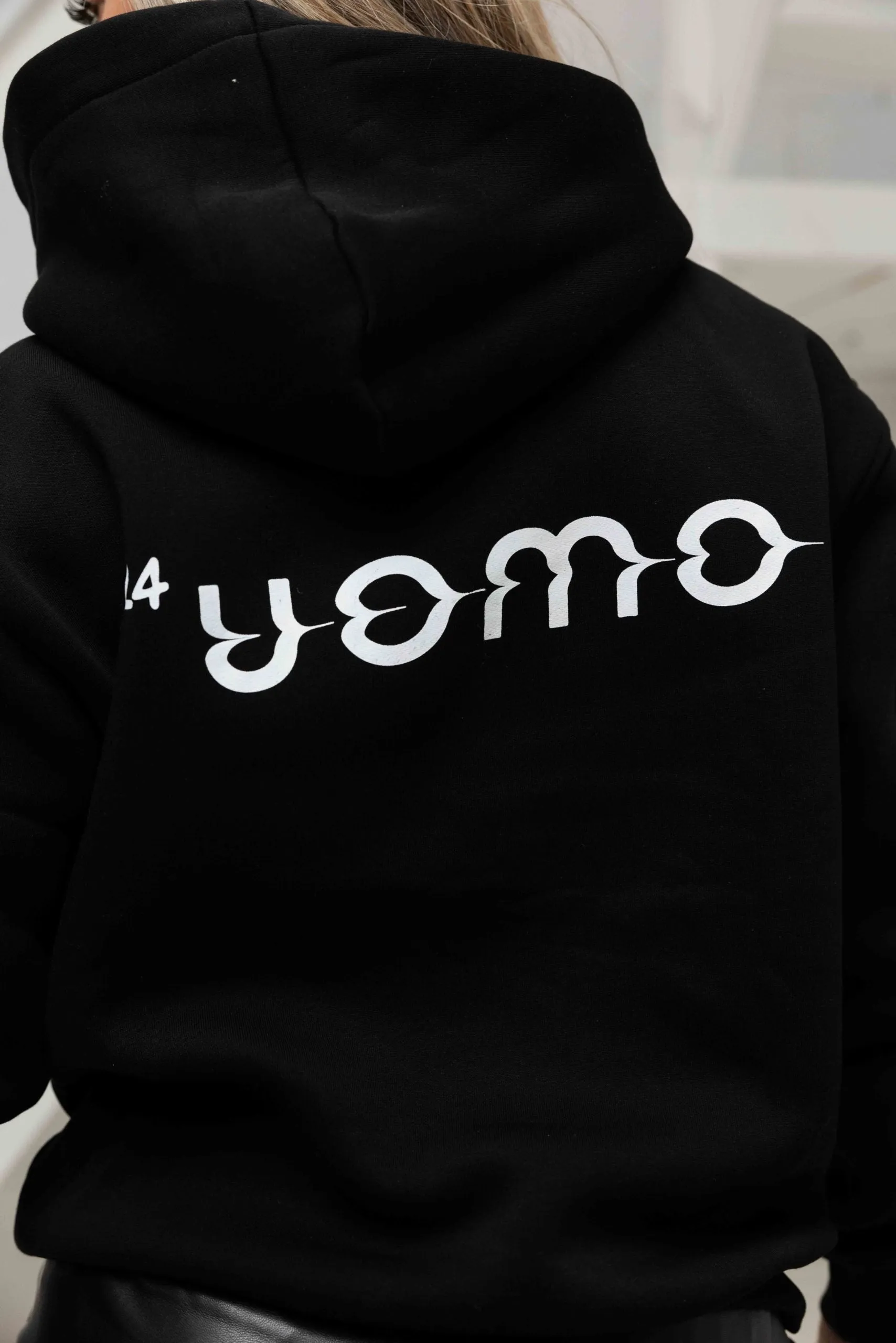 Mirror Hoodie Zwart Dames sold by 24 Uomo product image thumbnail 5