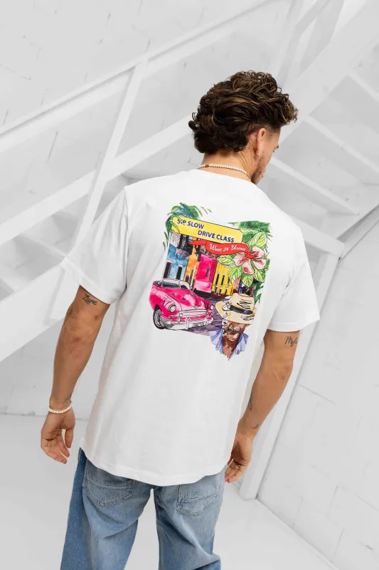 Sip Slow T-shirt Heren Wit sold by 24 Uomo