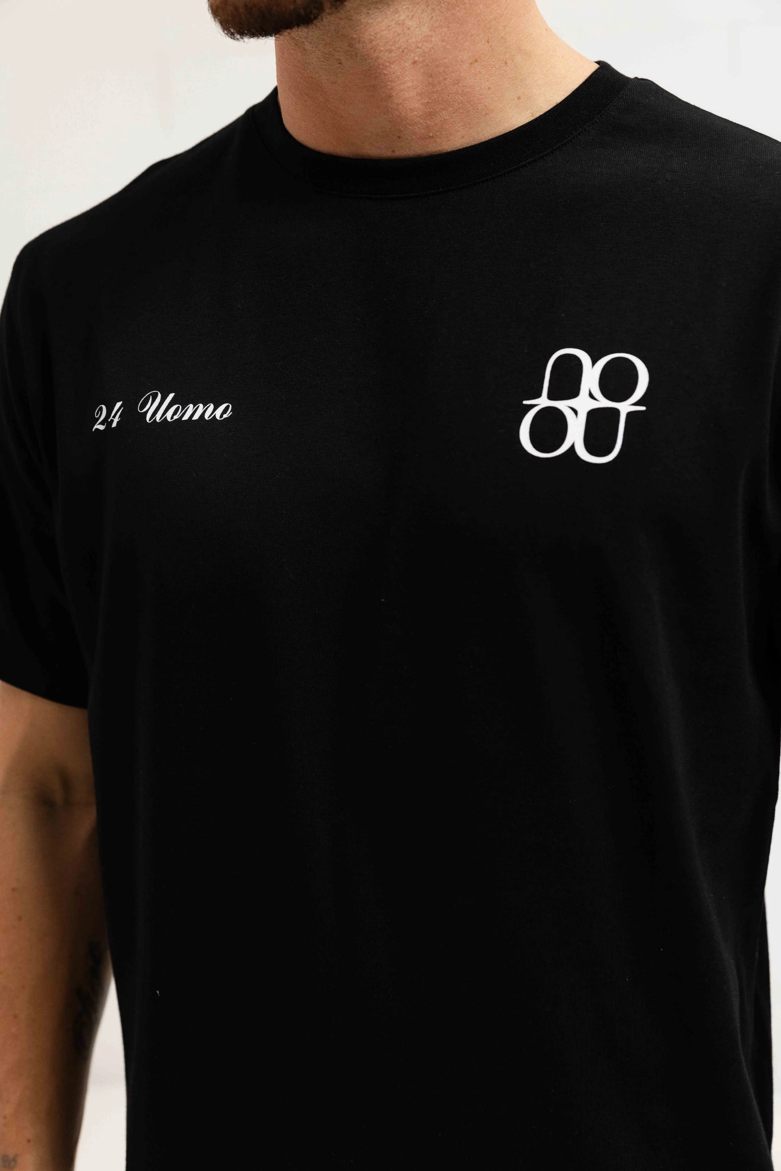 Symbol T-shirt Heren Zwart sold by 24 Uomo product image thumbnail 5