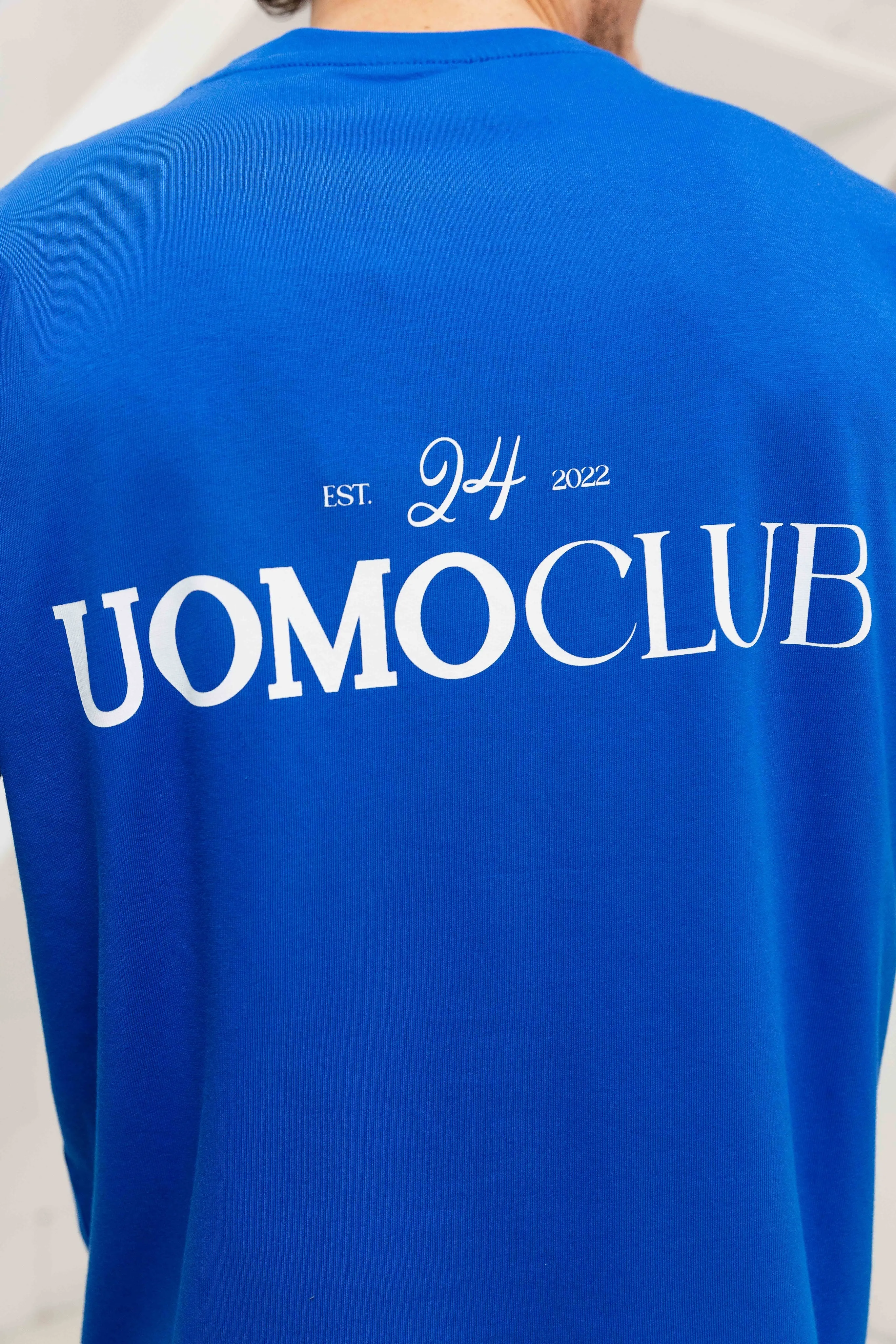 Club T-shirt Heren Kobalt Blauw sold by 24 Uomo product image thumbnail 5