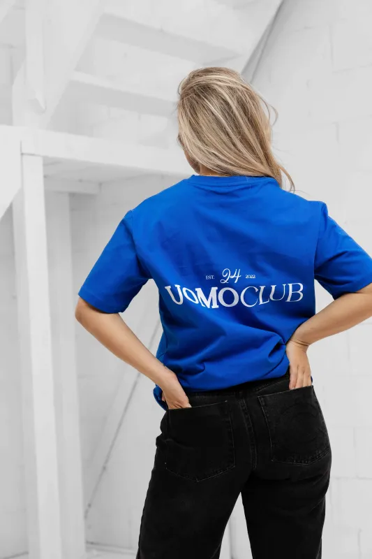 Club T-shirt Dames Kobalt Blauw sold by 24 Uomo