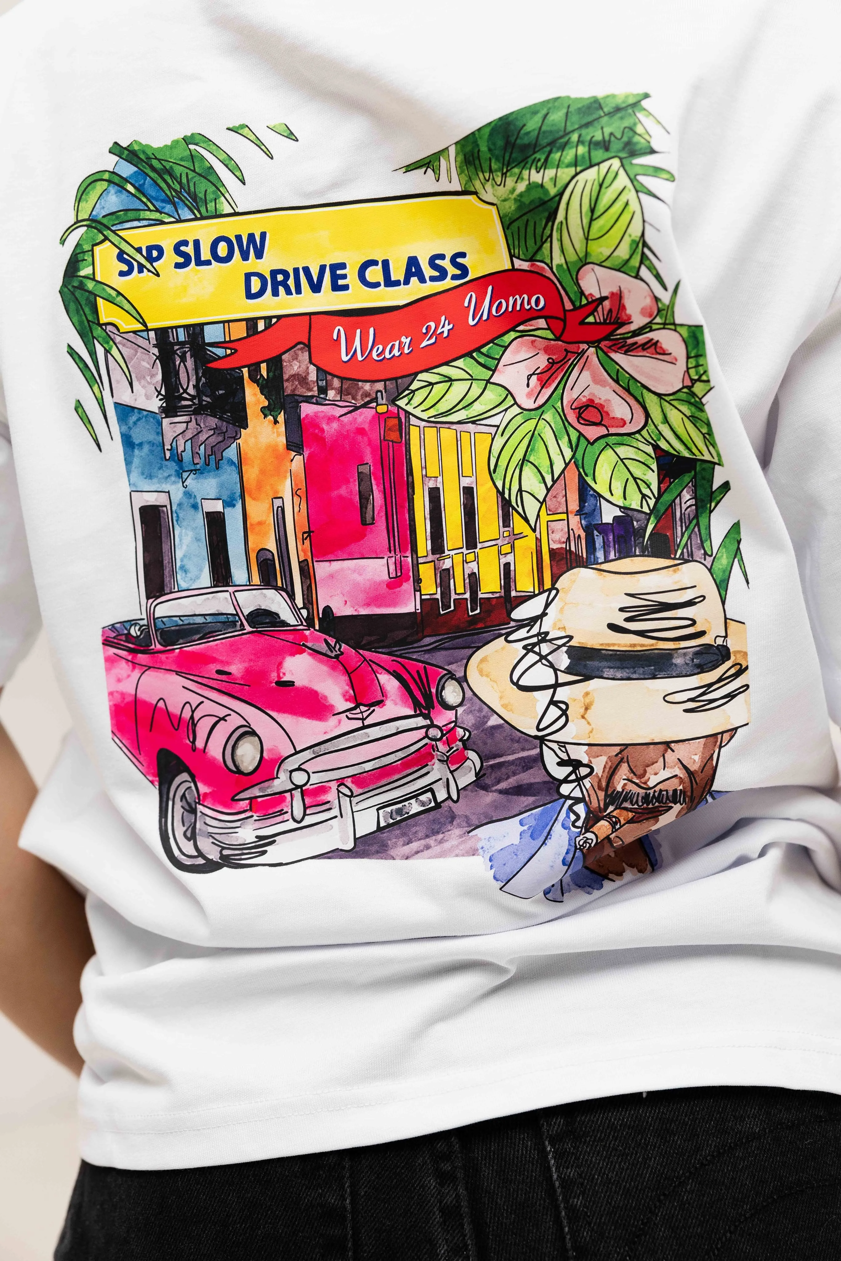Sip Slow T-shirt Dames Wit sold by 24 Uomo product image thumbnail 5
