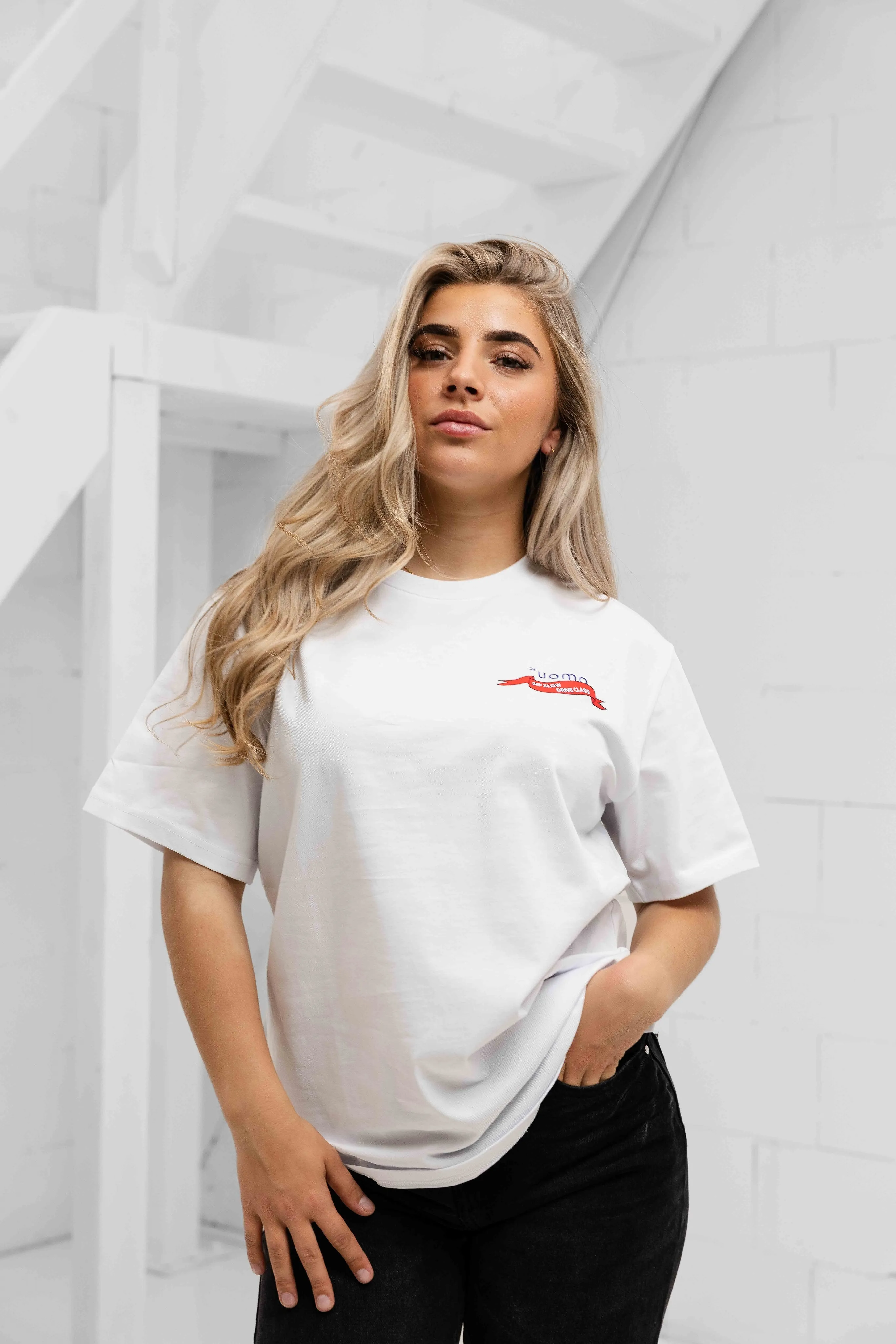 Sip Slow T-shirt Dames Wit sold by 24 Uomo product image thumbnail 2