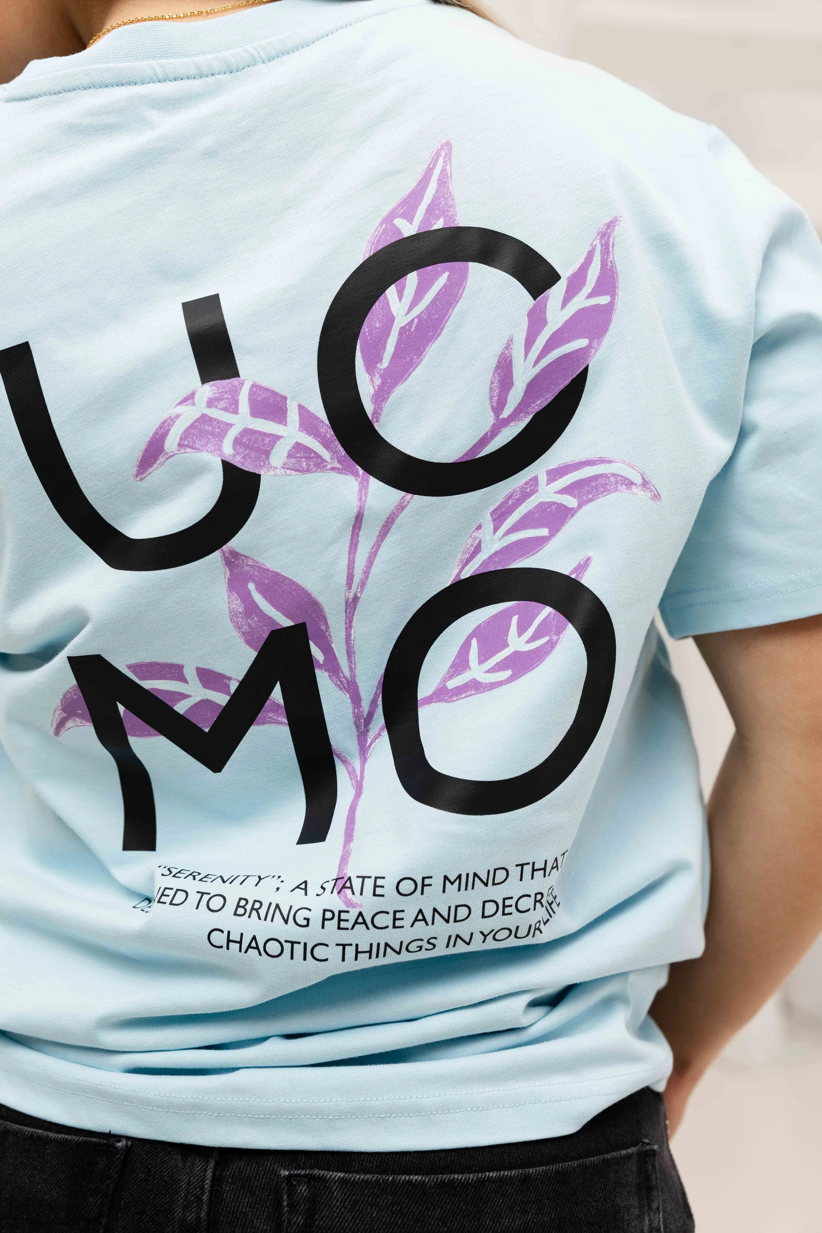 Floral T-shirt Dames Lichtblauw sold by 24 Uomo product image thumbnail 5