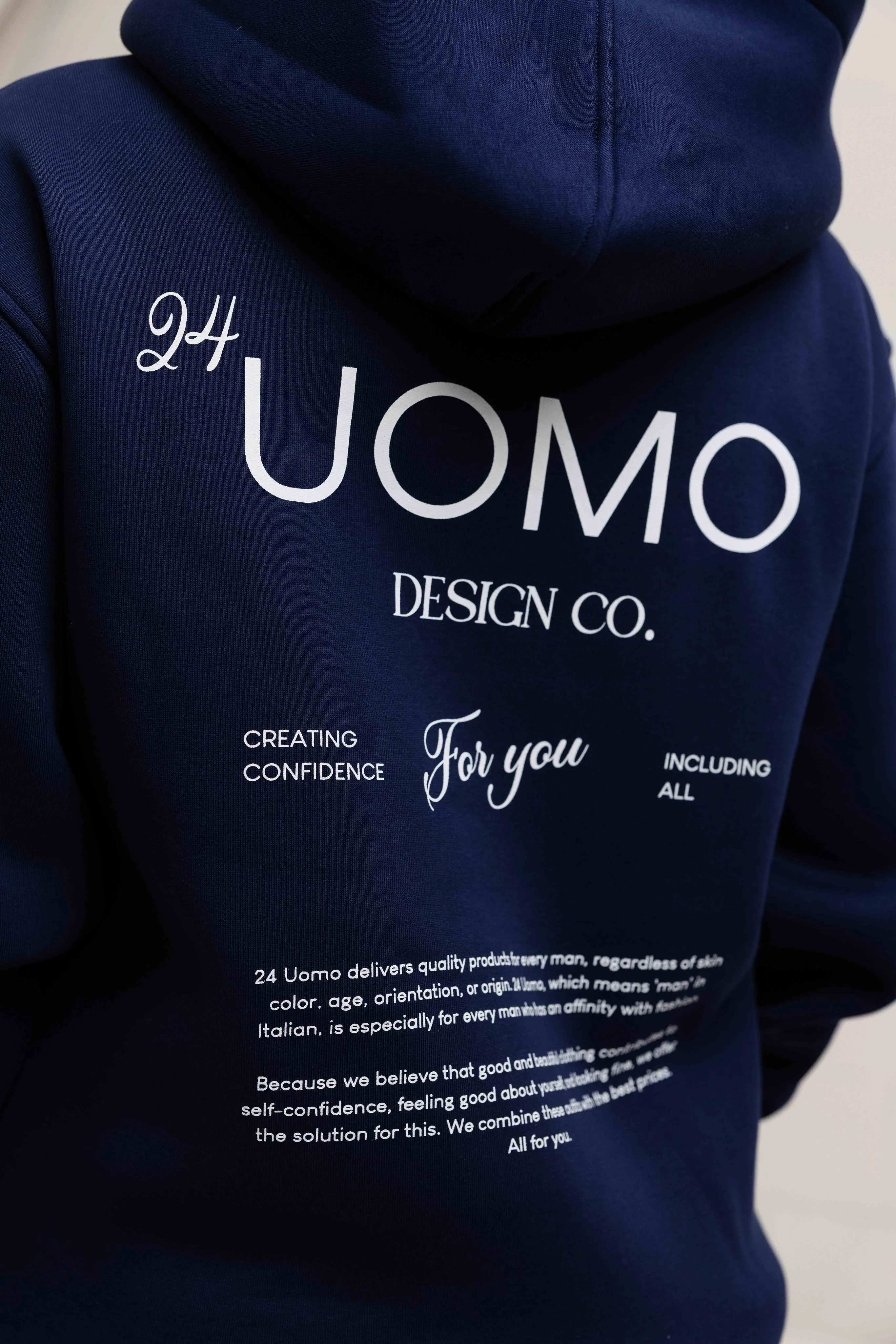 Club 2.0 Hoodie Dames Navy sold by 24 Uomo product image thumbnail 5