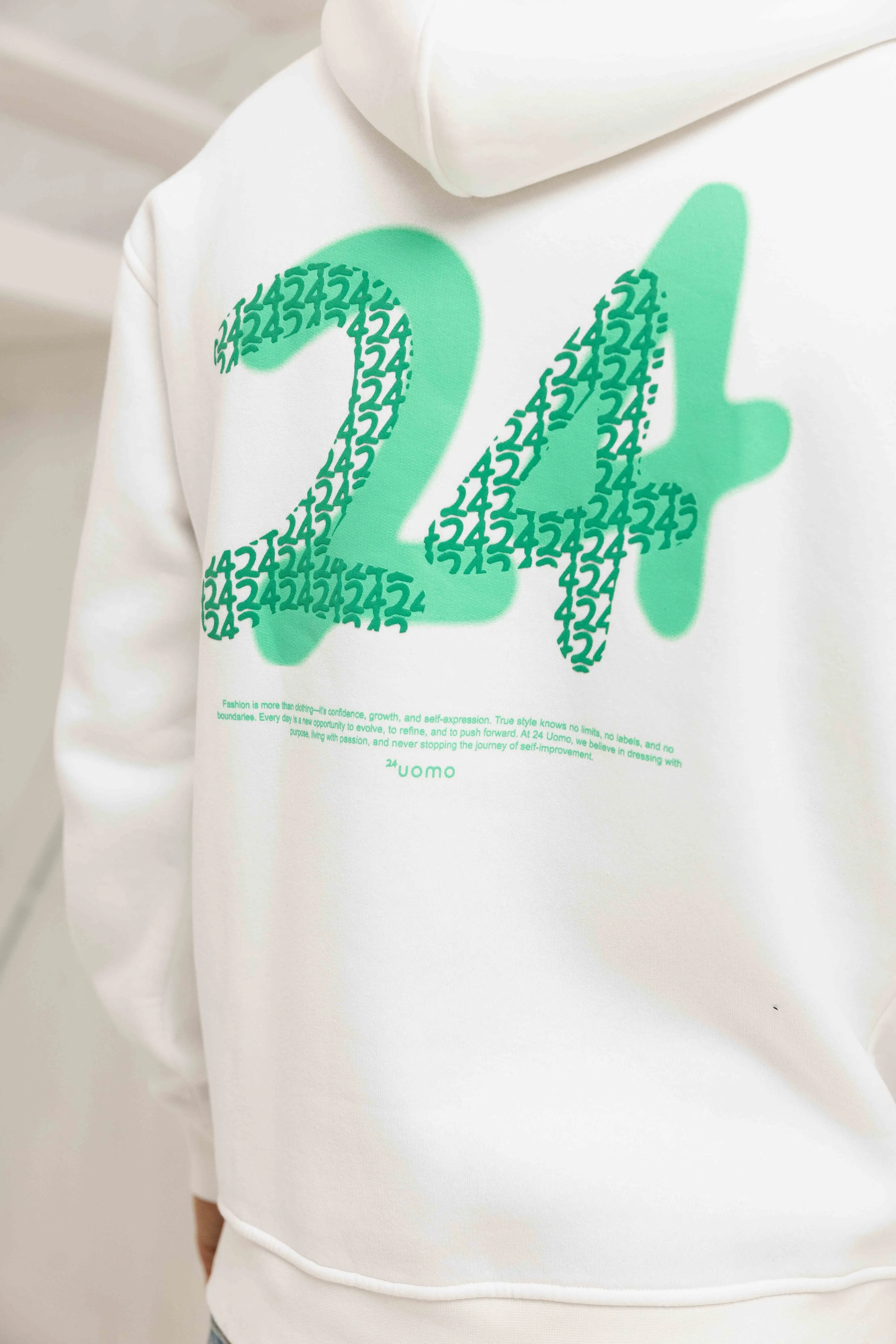 Artwork Hoodie Off-White sold by 24 Uomo product image thumbnail 5