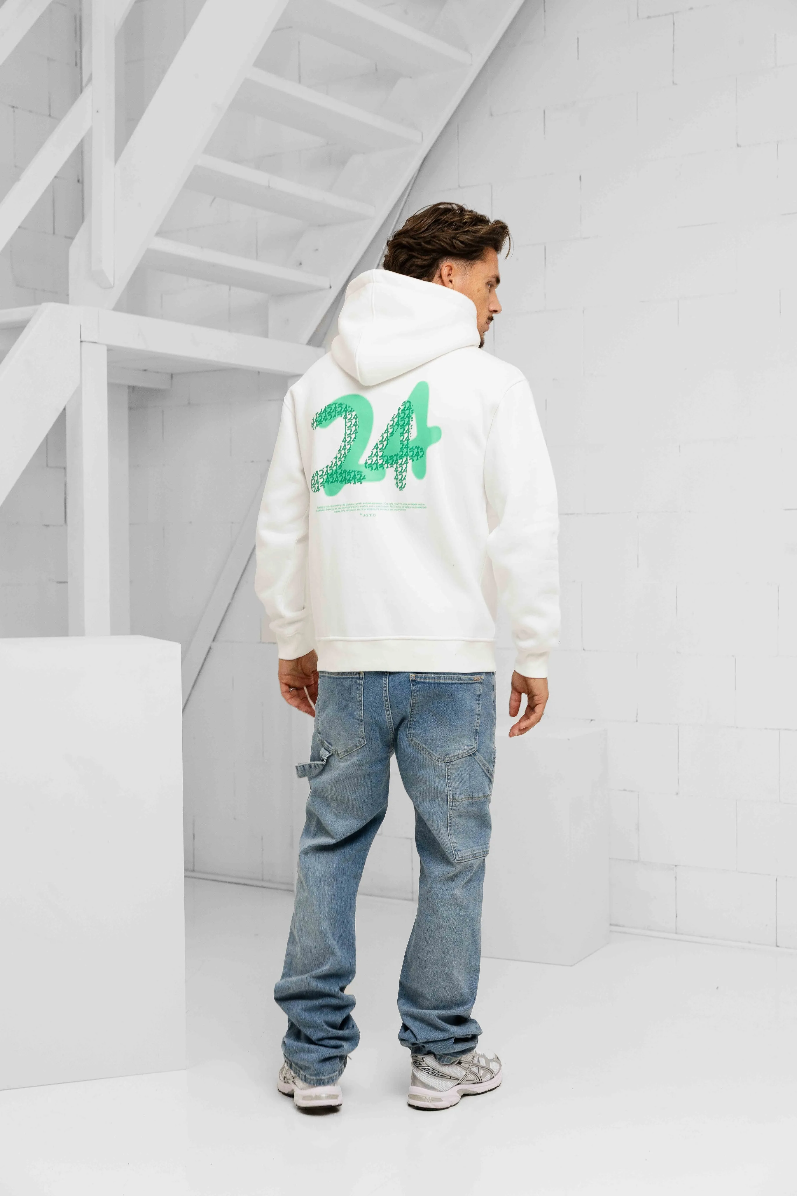 Artwork Hoodie Off-White sold by 24 Uomo product image thumbnail 3