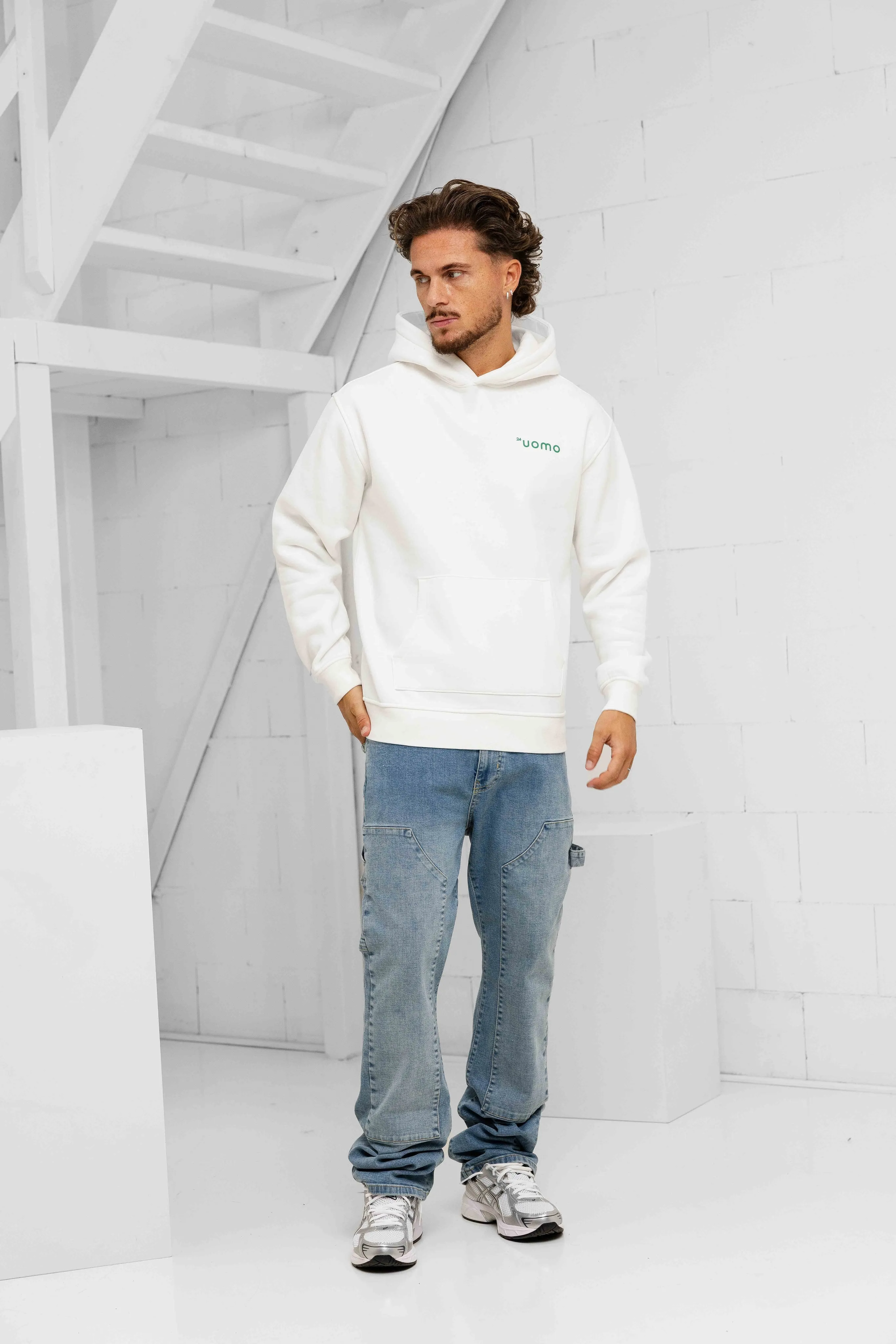 Artwork Hoodie Off-White sold by 24 Uomo product image thumbnail 4