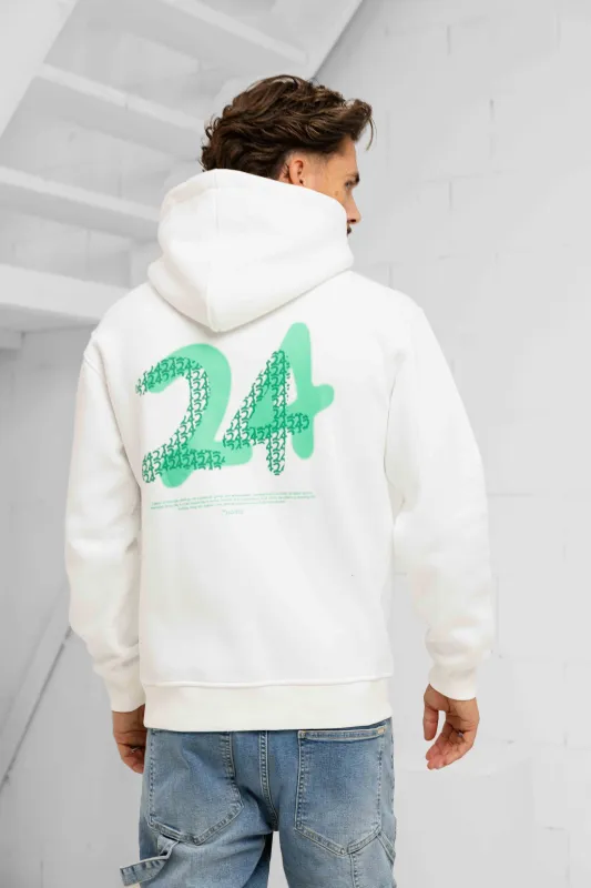 Artwork Hoodie Off-White sold by 24 Uomo