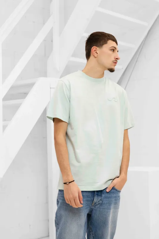 Wave T-shirt Heren Mint sold by 24 Uomo