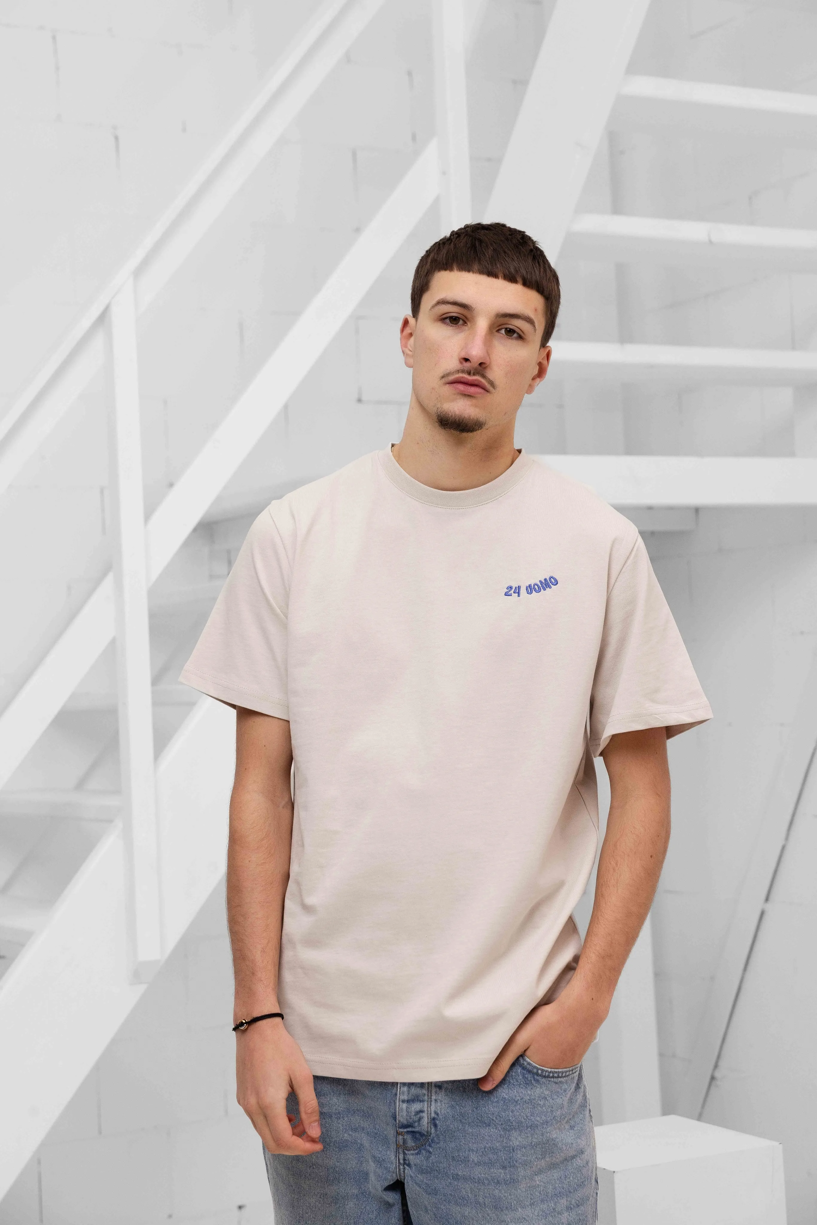 Sunny T-shirt Heren Bruin sold by 24 Uomo product image thumbnail 2