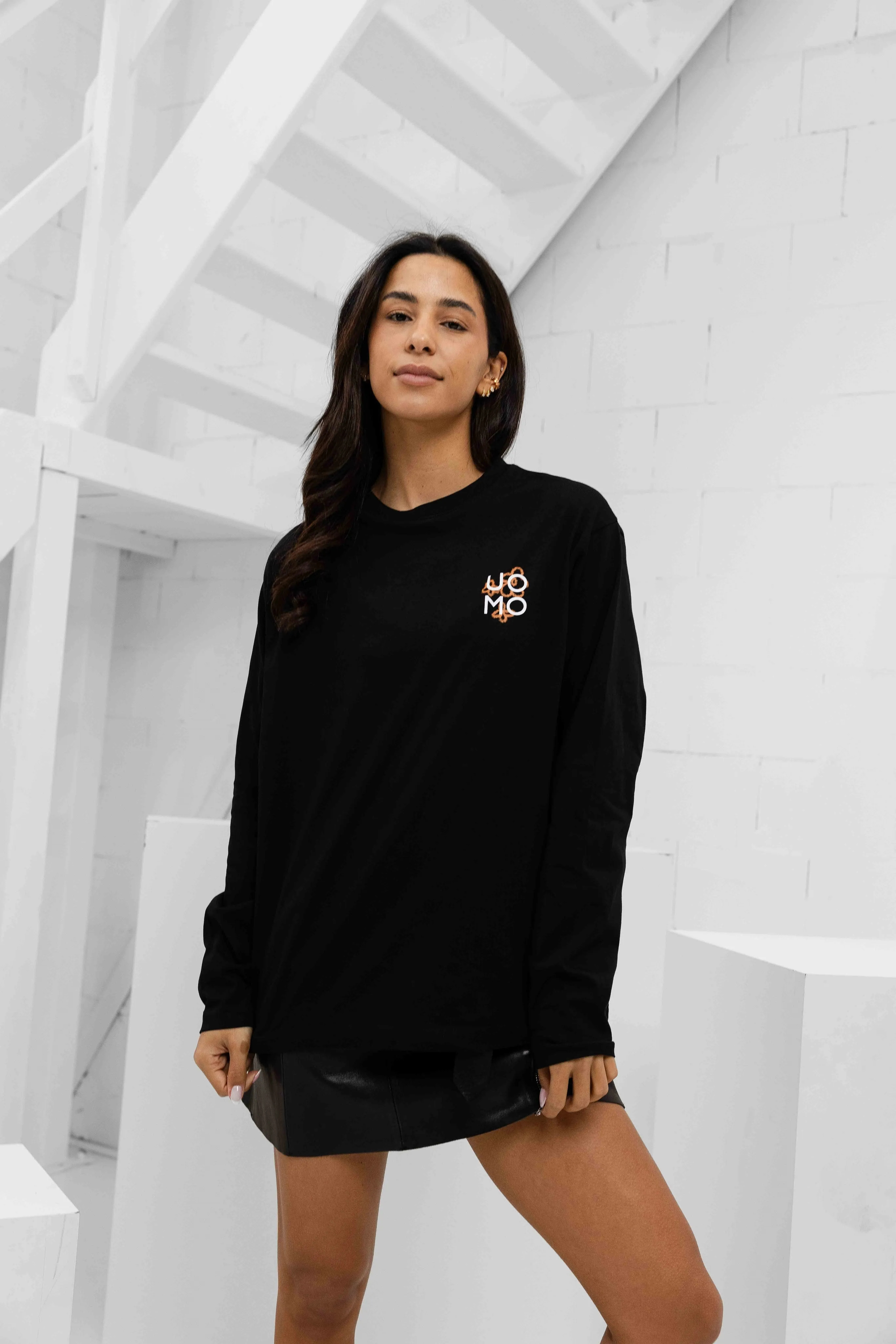 Flora 2.0 Longsleeve Shirt Dames Zwart/Oranje sold by 24 Uomo product image thumbnail 2