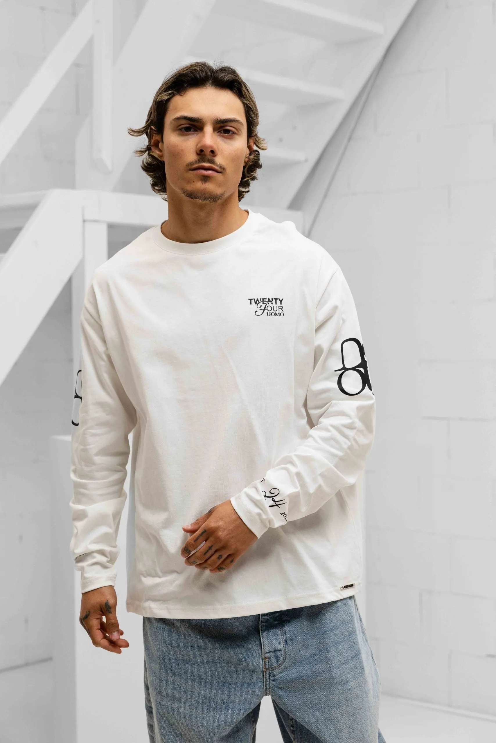 Signature Longsleeve Shirt Heren Off-White sold by 24 Uomo product image thumbnail 2