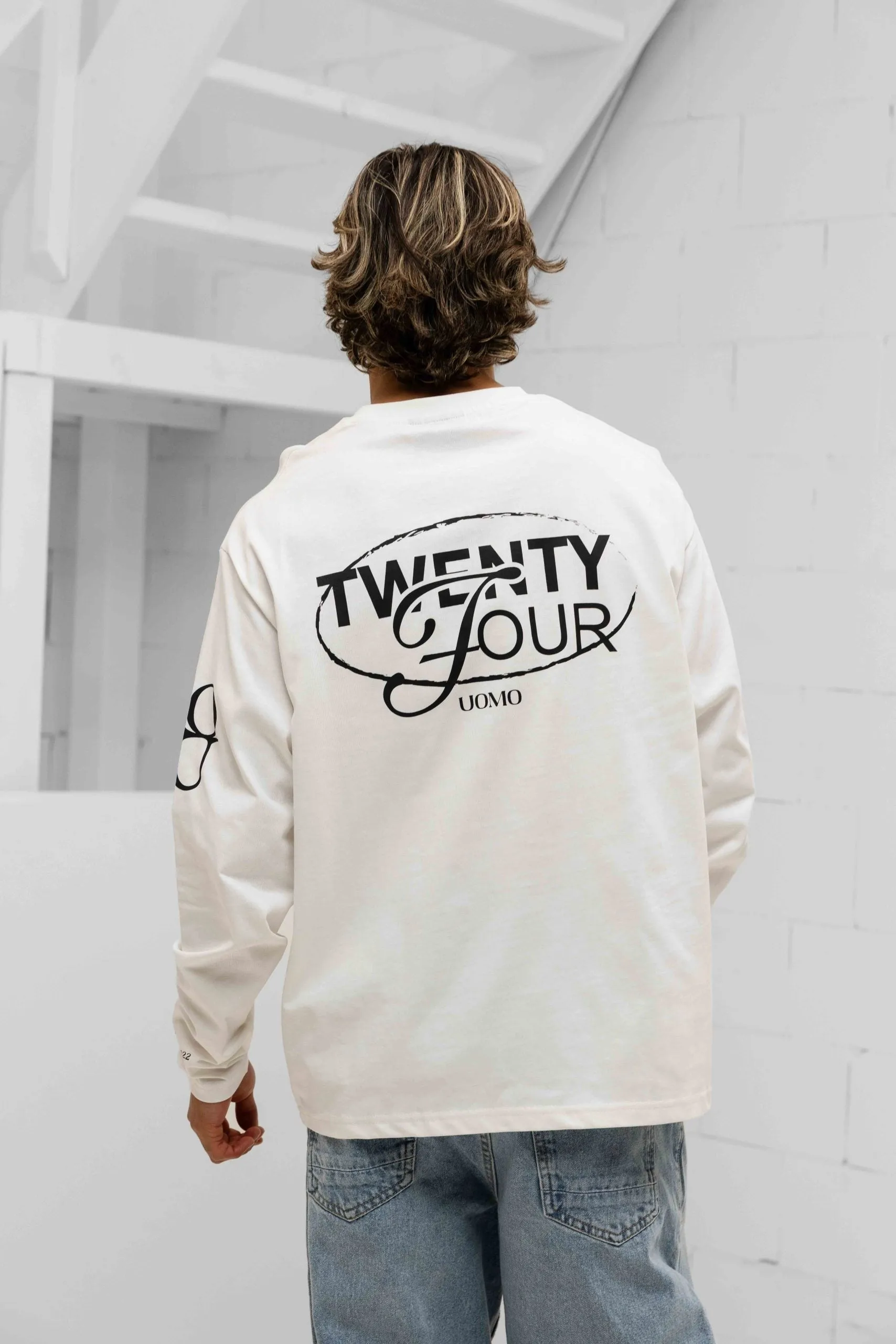 Signature Longsleeve Shirt Heren Off-White sold by 24 Uomo