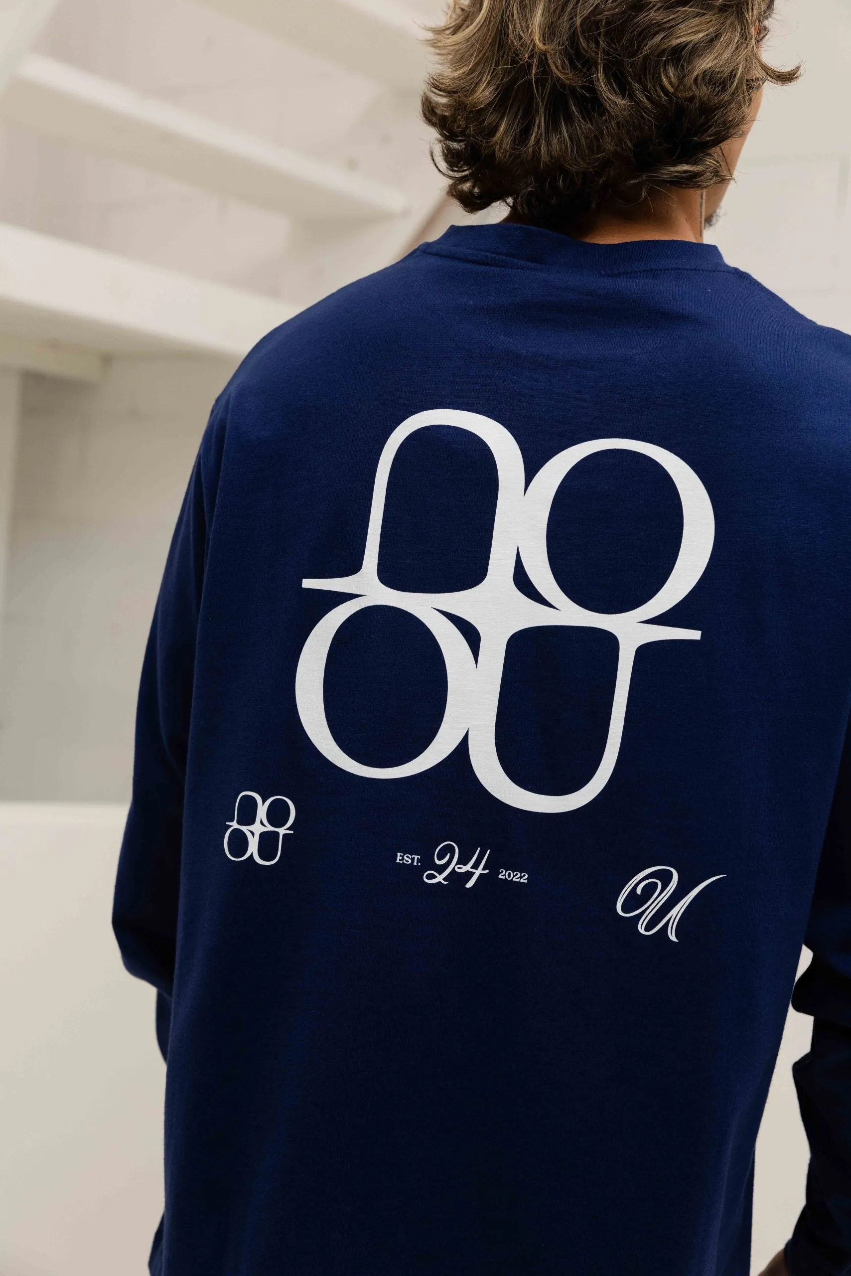 Icon Longsleeve Shirt Heren Donkerblauw sold by 24 Uomo product image thumbnail 4