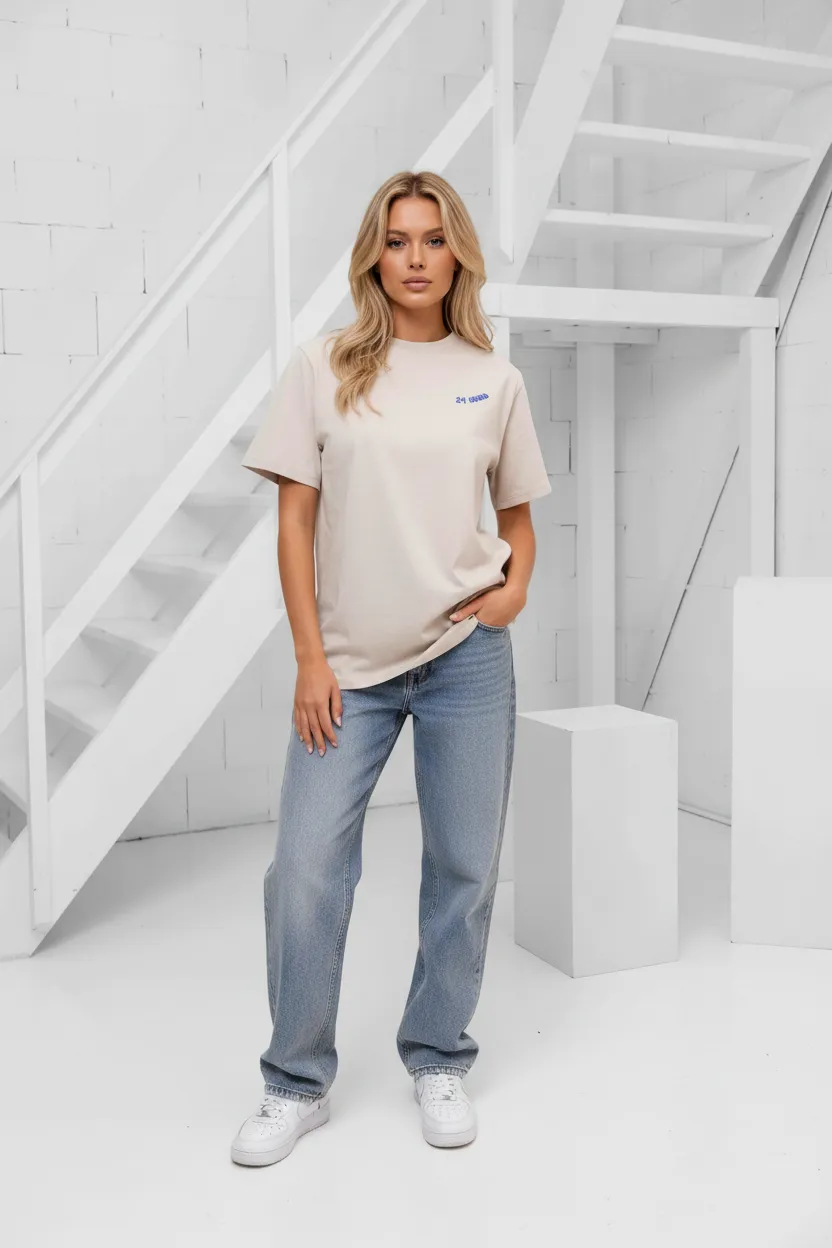 Sunny T-shirt Dames Bruin sold by 24 Uomo product image thumbnail 2