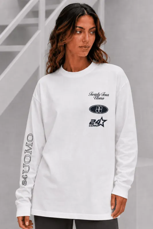 Midnight Circuit Longsleeve Dames Off-White made by 24 Uomo