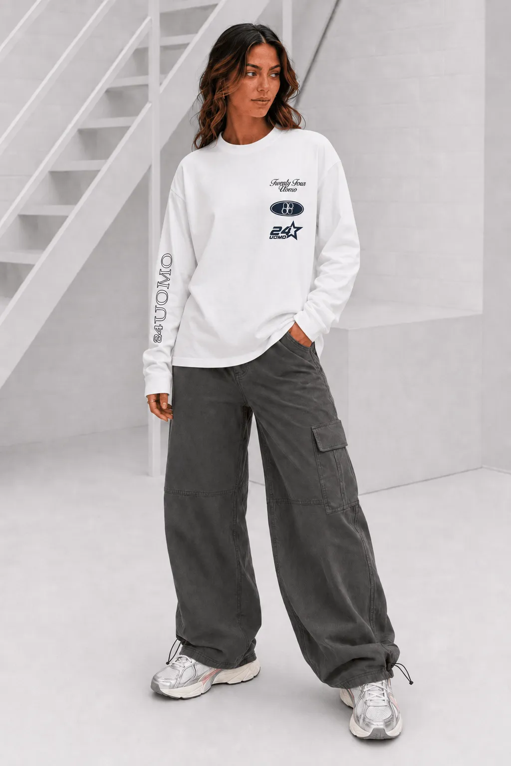 Midnight Circuit Longsleeve Dames Off-White sold by 24 Uomo product image thumbnail 3