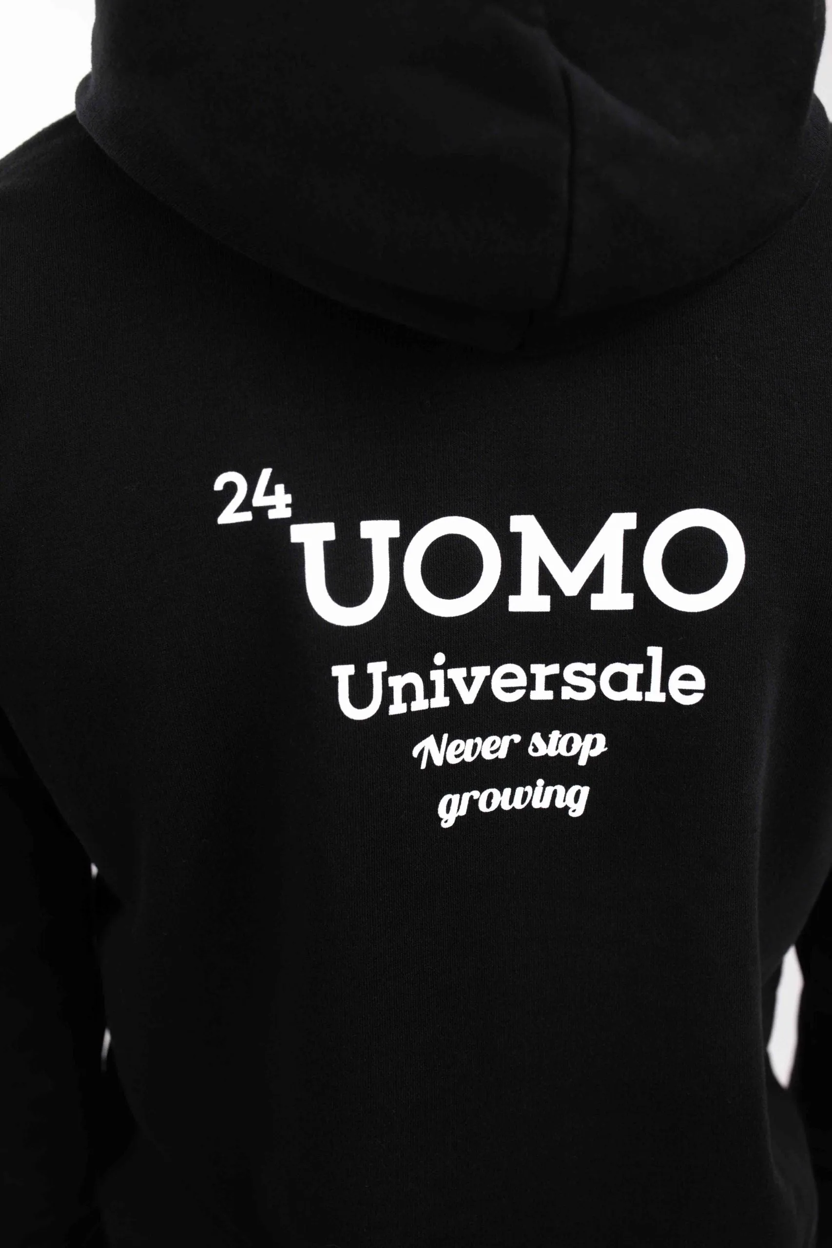 Universale Hoodie Zwart sold by 24 Uomo product image thumbnail 5