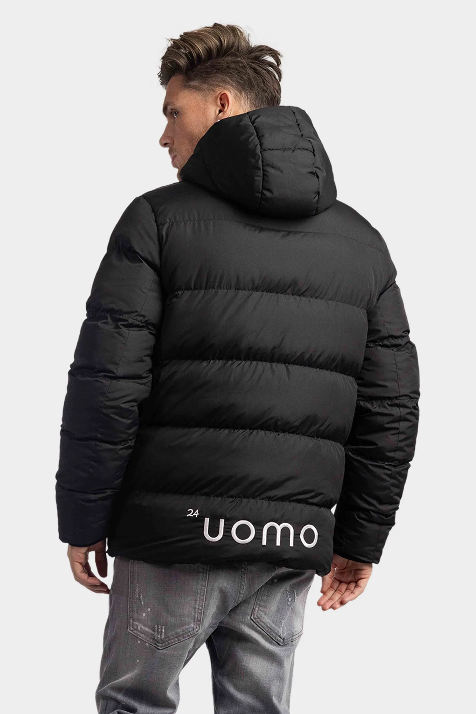 Puffer Jacket Zwart sold by 24 Uomo product image thumbnail 2