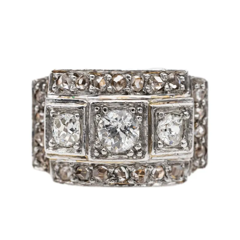 Bague Or jaune Diamant sold by 58 Facettes