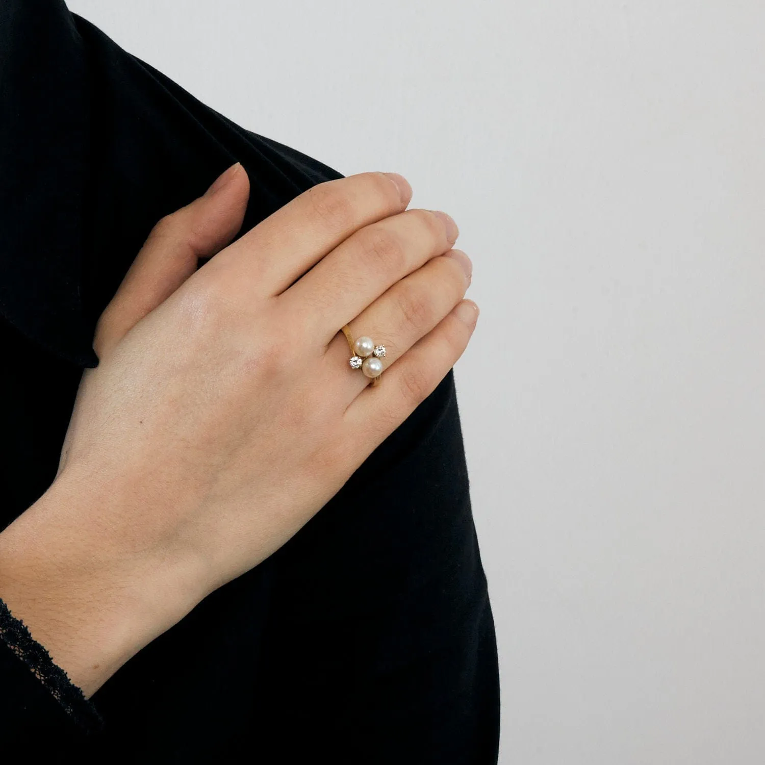 Bague "Toi et Moi" en or jaune sold by 58 Facettes product image thumbnail 2