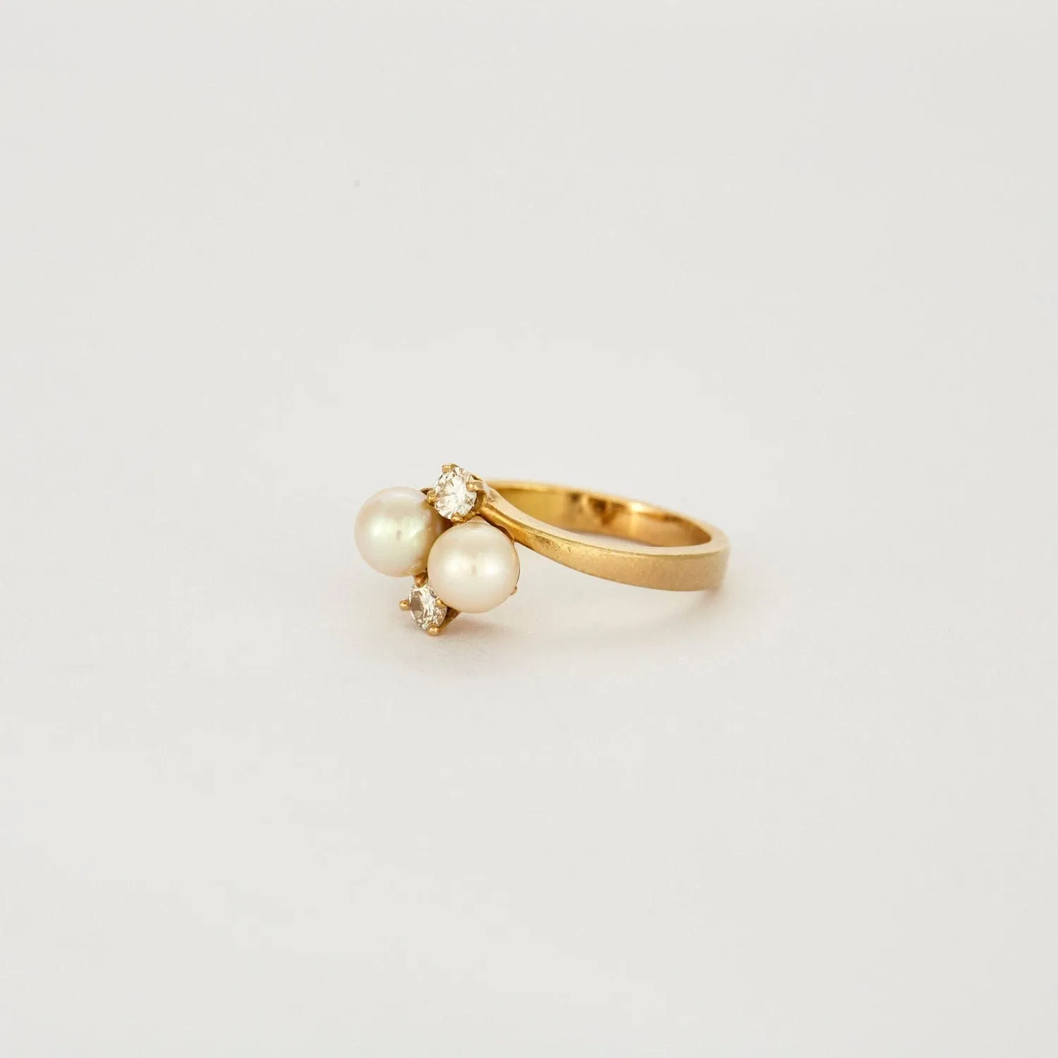 Bague "Toi et Moi" en or jaune sold by 58 Facettes product image thumbnail 3