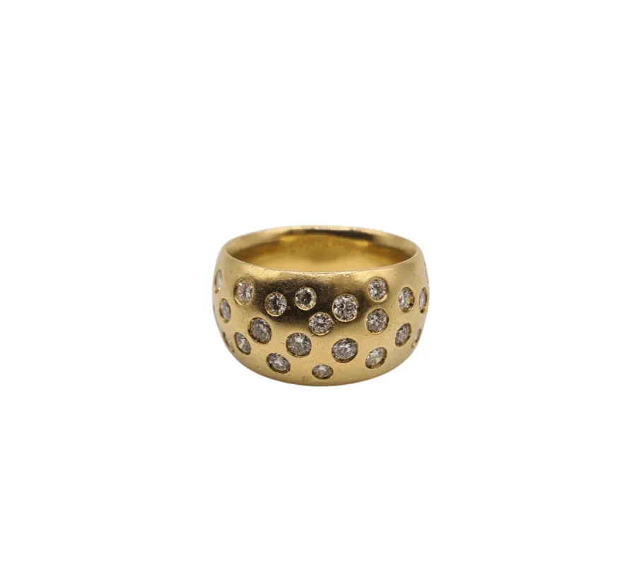 Bague Or jaune Diamants sold by 58 Facettes