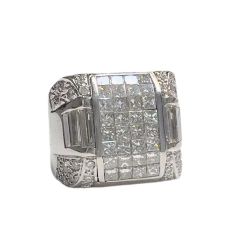 Bague contemporaine en or du 20ème siècle avec diamants sold by 58 Facettes