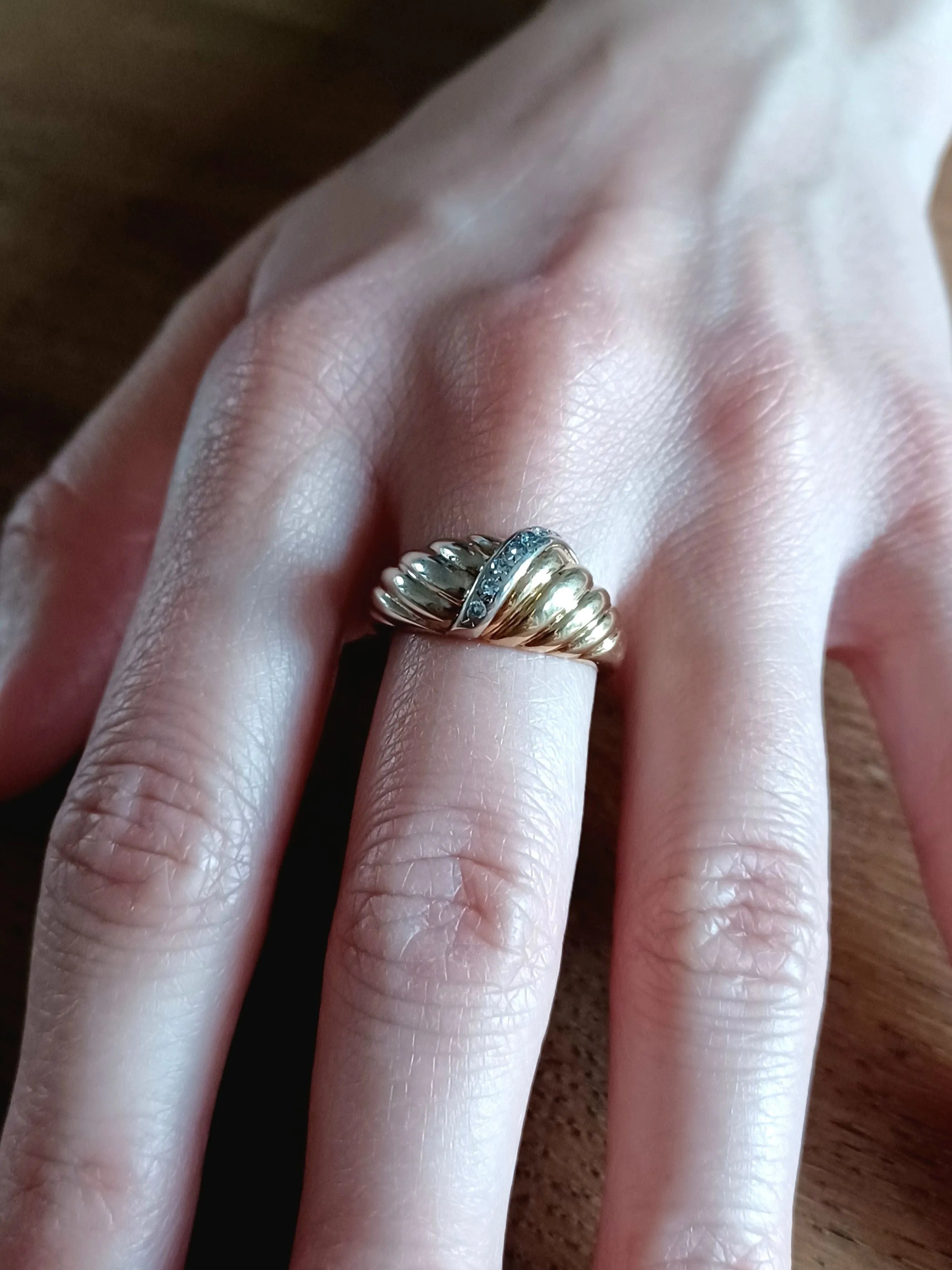 Bague 2 ors 7 diamants sold by 58 Facettes product image thumbnail 2