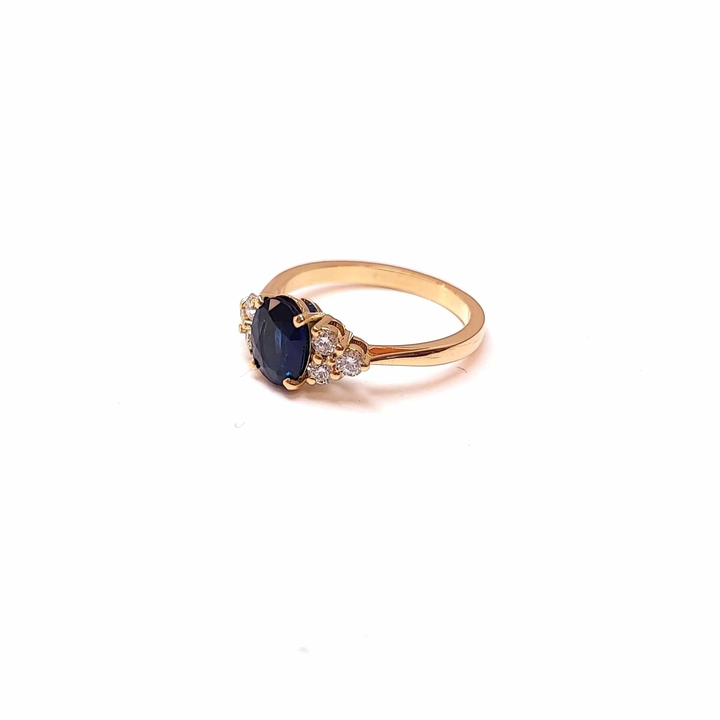 Bague saphir et diamant sold by 58 Facettes product image thumbnail 4