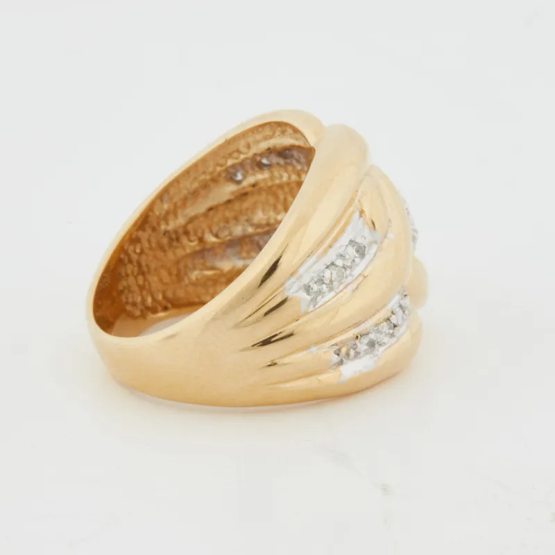 Bague Or Jaune - diamants sold by 58 Facettes