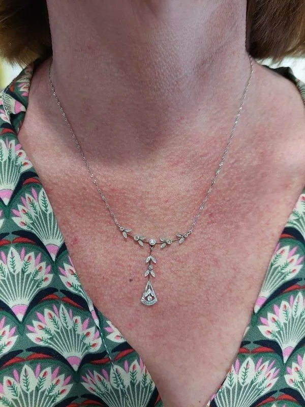 COLLIER ART-NOUVEAU DIAMANTS sold by 58 Facettes product image thumbnail 2