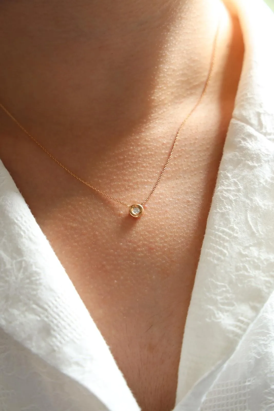 Collier Or rose Diamant sold by 58 Facettes product image thumbnail 2