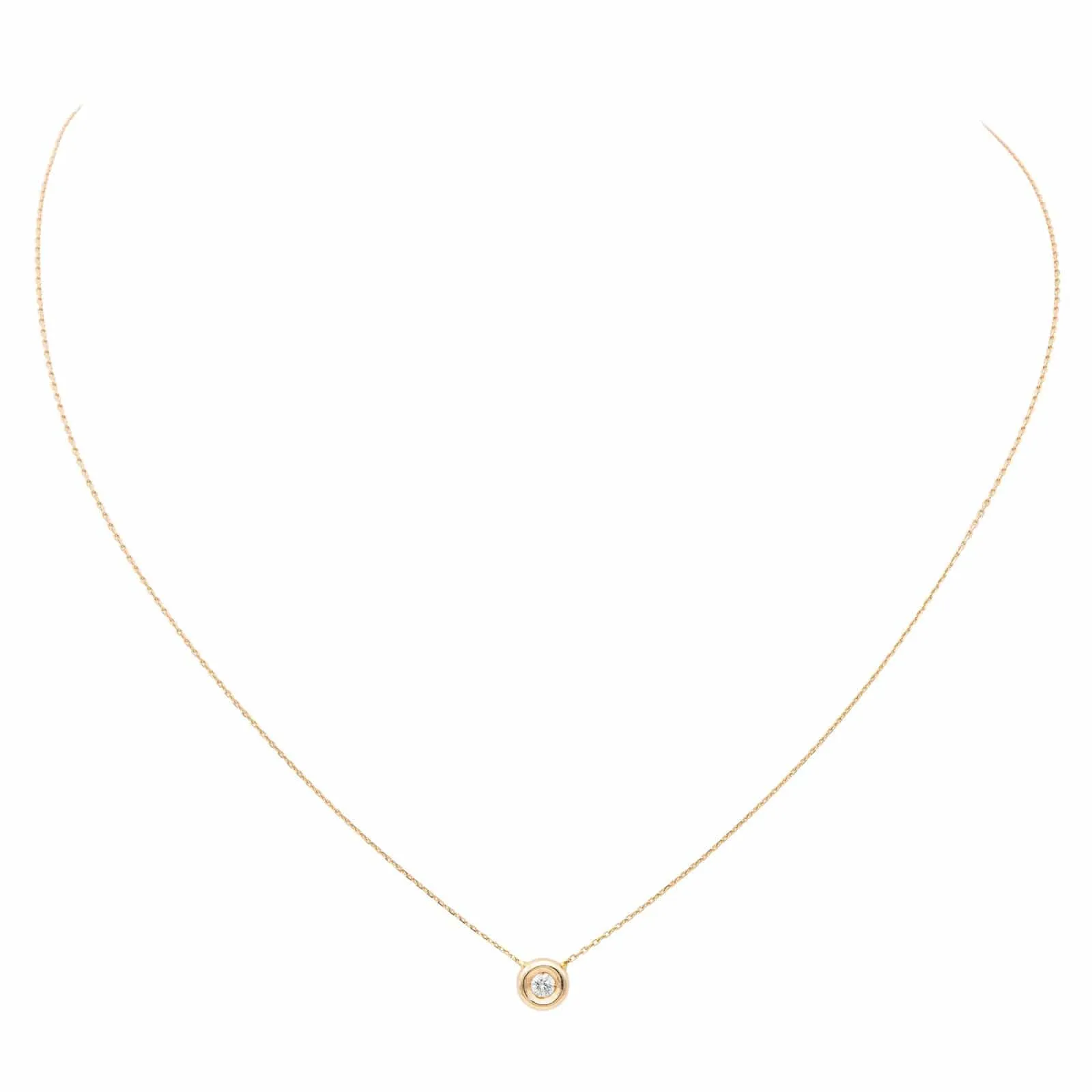 Collier Or rose Diamant sold by 58 Facettes product image thumbnail 3