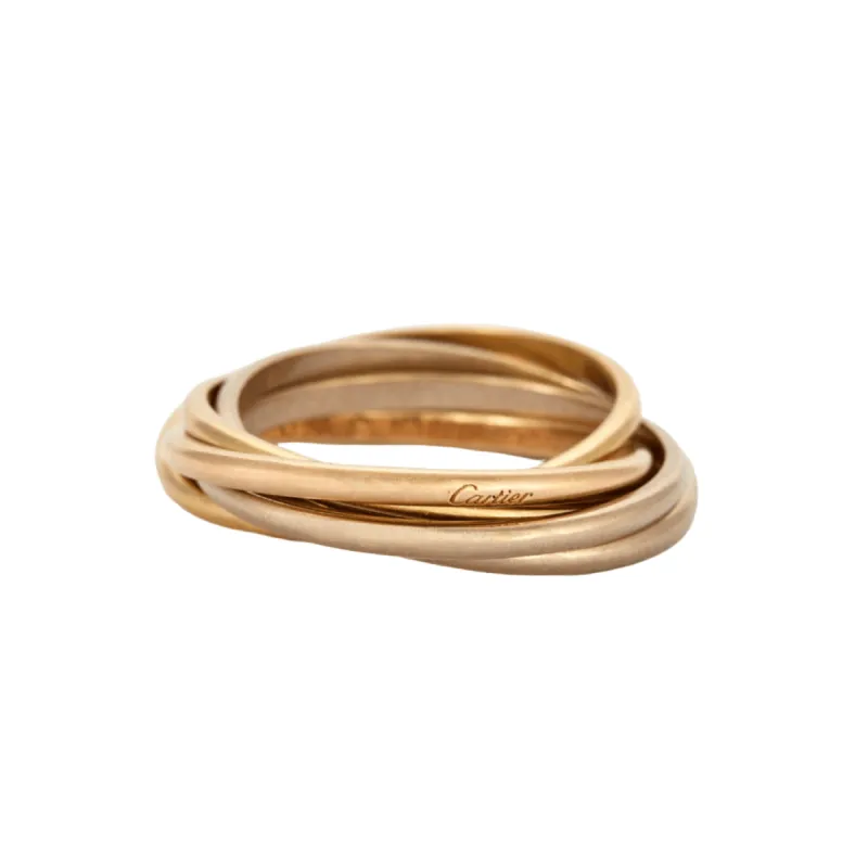 CARTIER Bague Trinity cinq anneaux en or de trois couleurs sold by 58 Facettes
