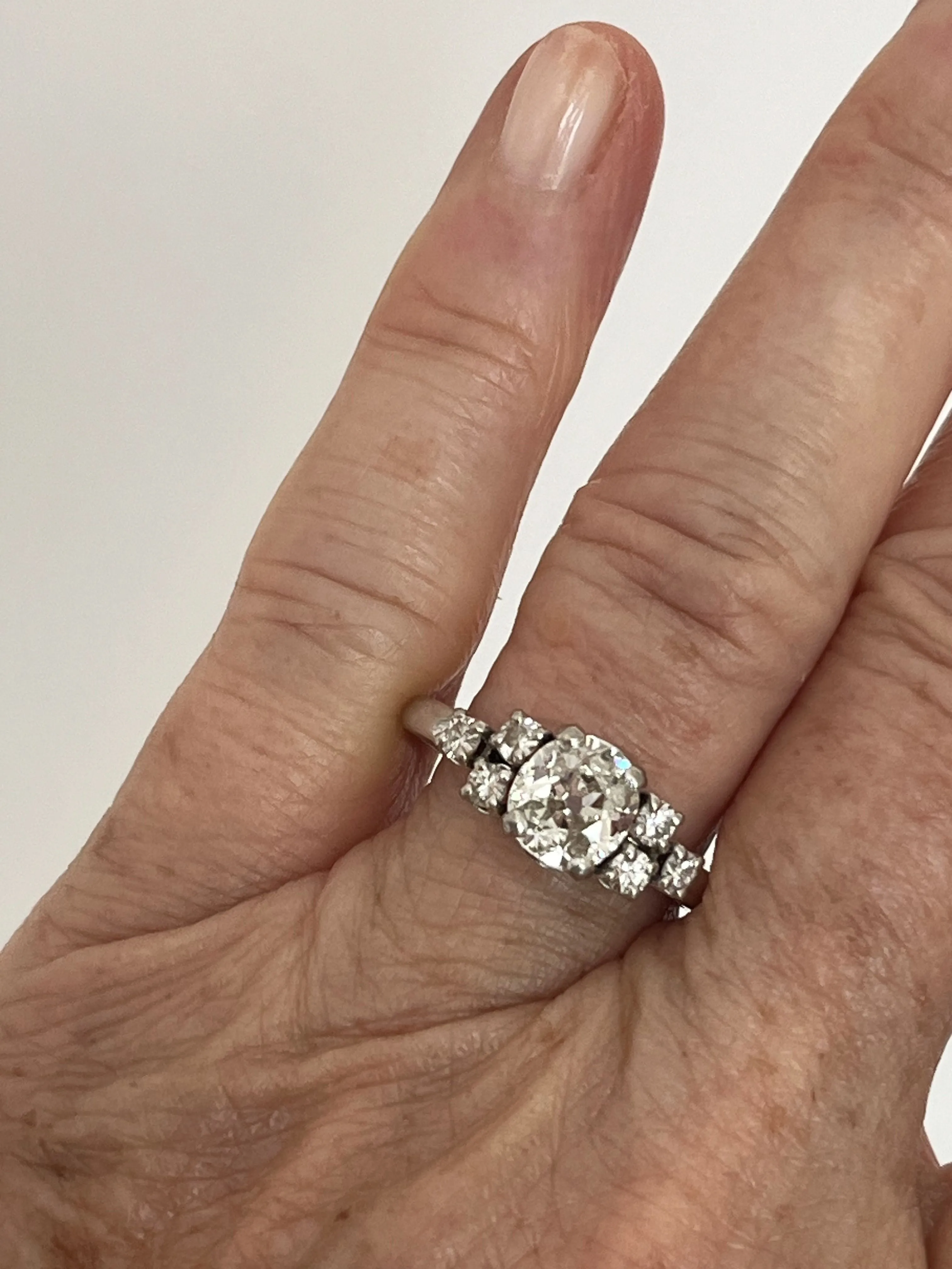 Bague Or blanc diamants sold by 58 Facettes product image thumbnail 3