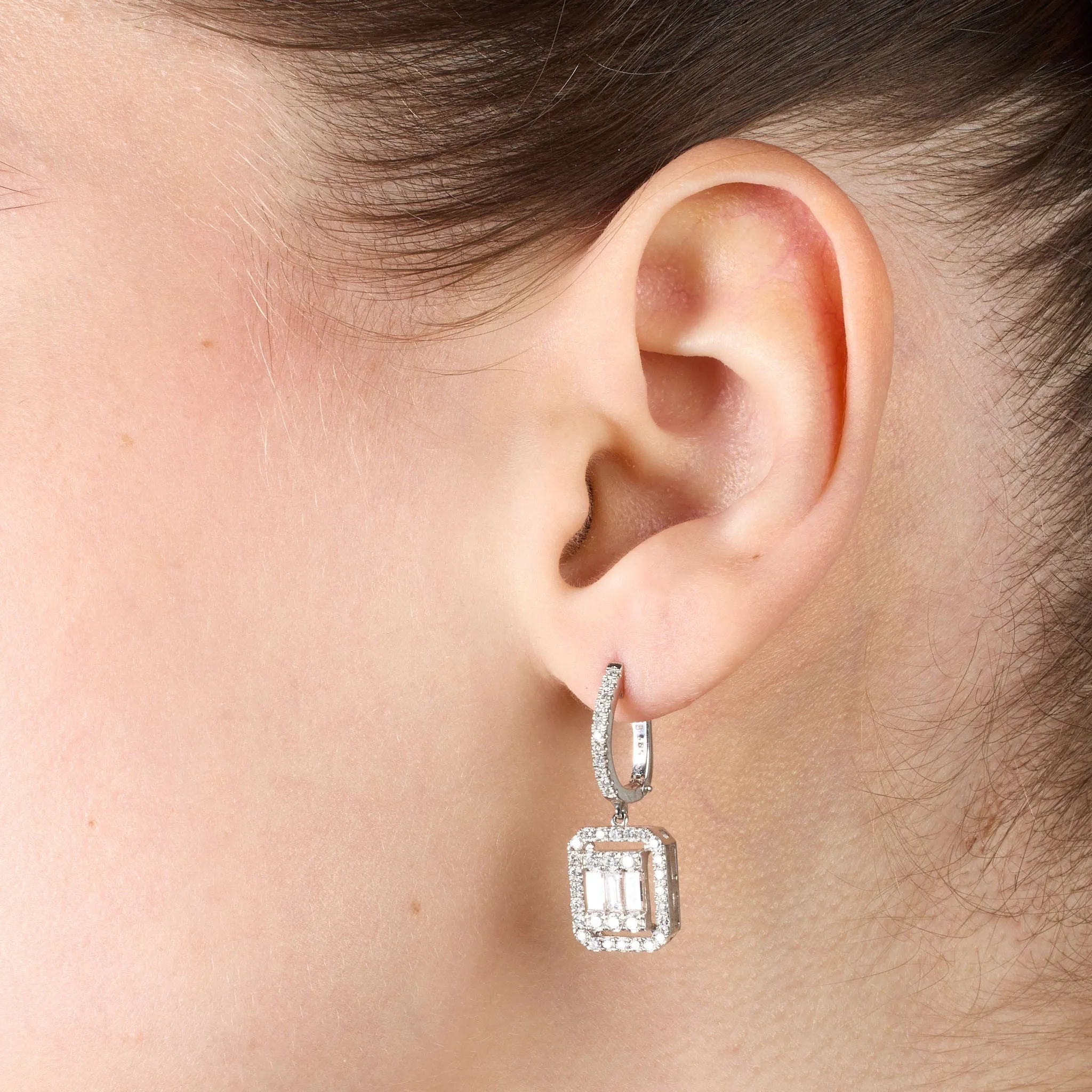 Boucles d’oreilles diamants sold by 58 Facettes product image thumbnail 2