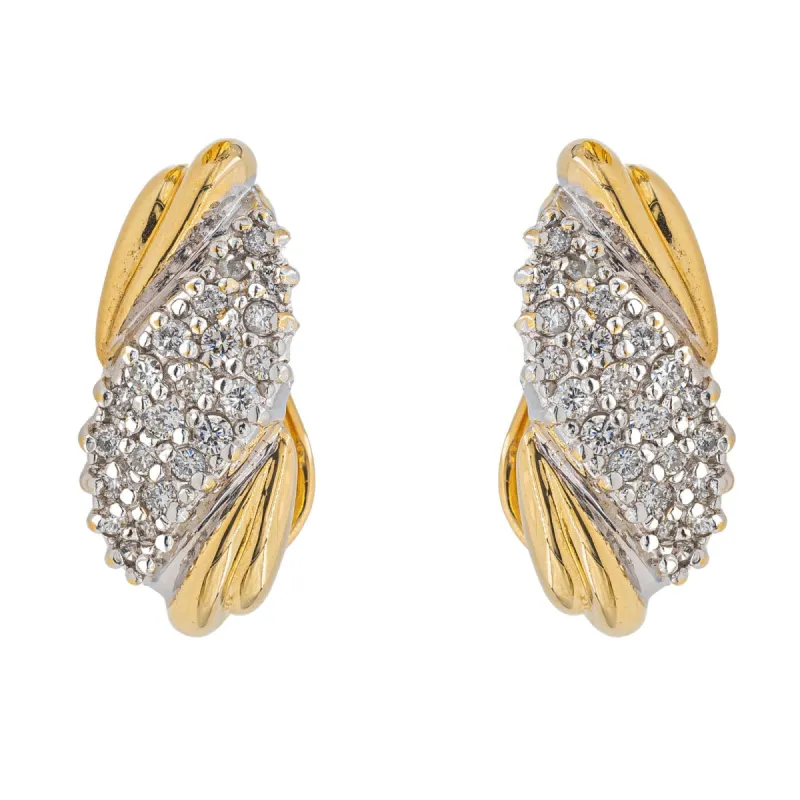 Boucles d'oreilles Or jaune Diamant sold by 58 Facettes