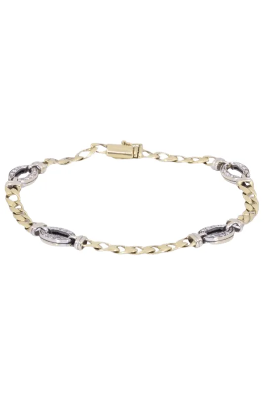 Bracelet 2 ors diamants sold by 58 Facettes