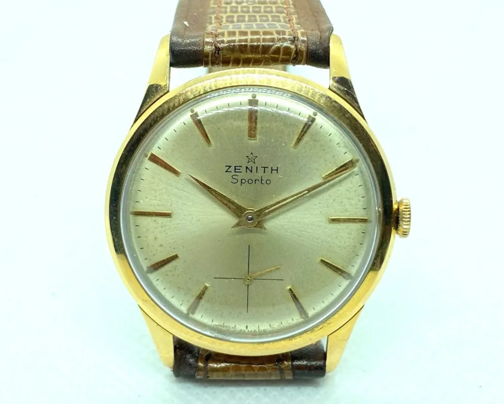 Zenith Sporto gold case sold by 58 Facettes