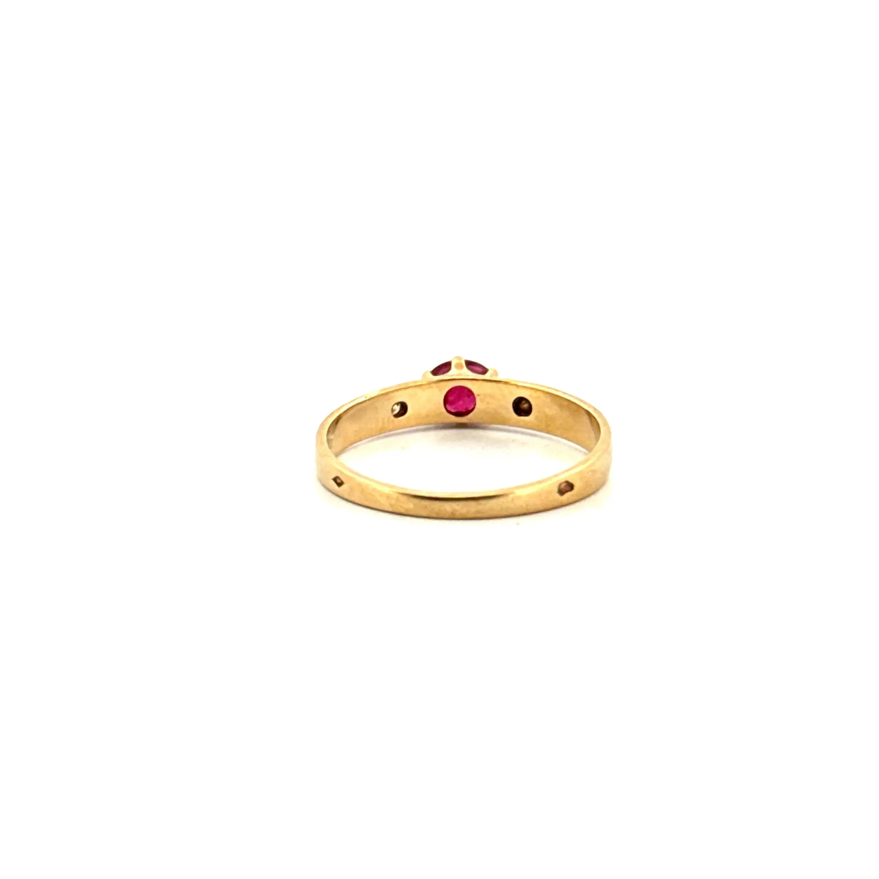Solitaire or jaune rubis diamants sold by 58 Facettes product image thumbnail 5